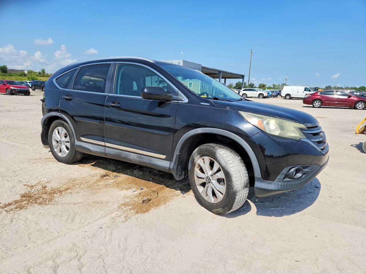 2014 Honda Cr-v Exl Black vin: 2HKRM3H76EH513889