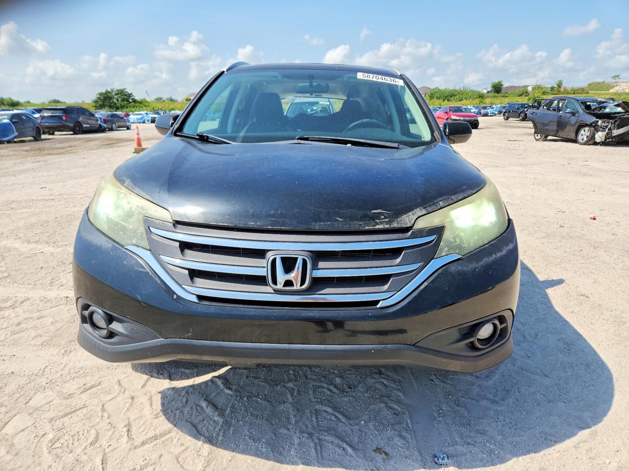 2014 Honda Cr-v Exl Black vin: 2HKRM3H76EH513889