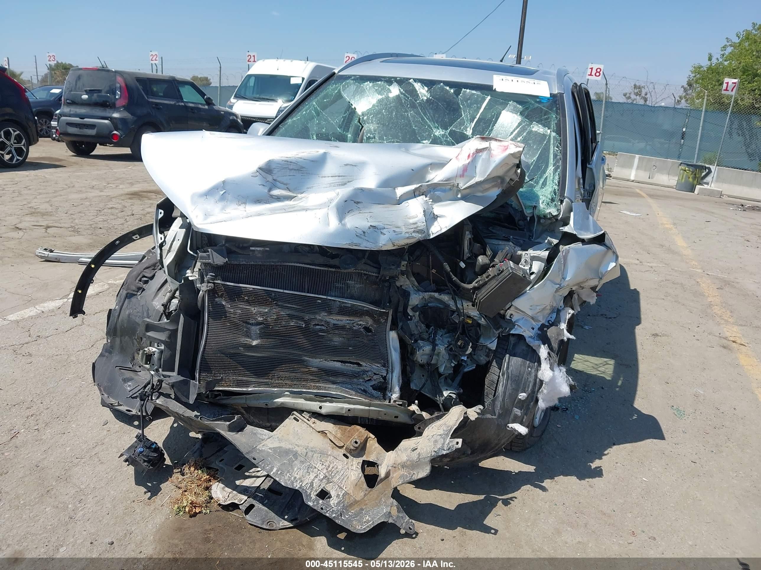 2014 Honda Cr-v Ex-l Silver vin: 2HKRM3H76EH514461