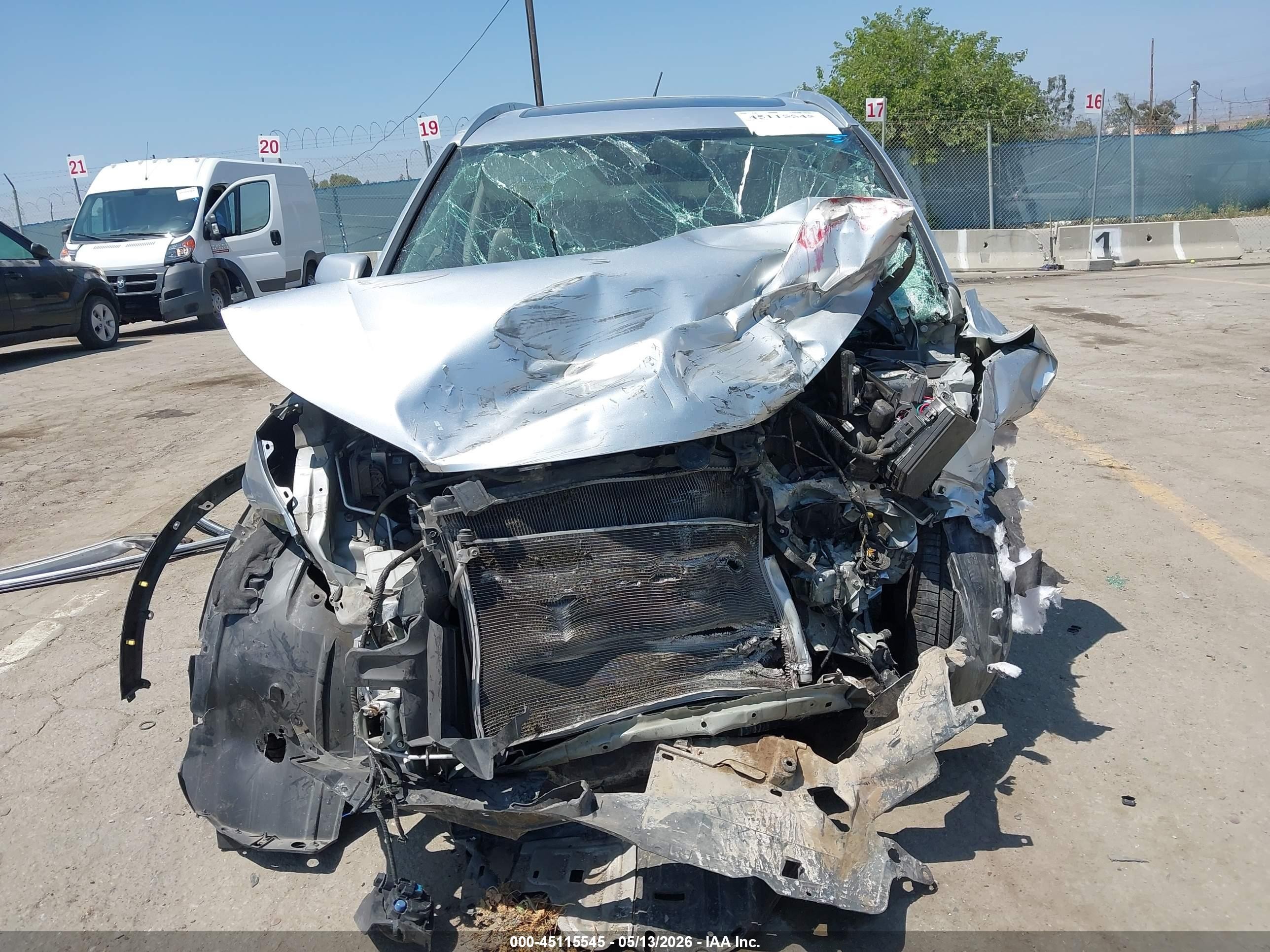 2014 Honda Cr-v Ex-l Silver vin: 2HKRM3H76EH514461