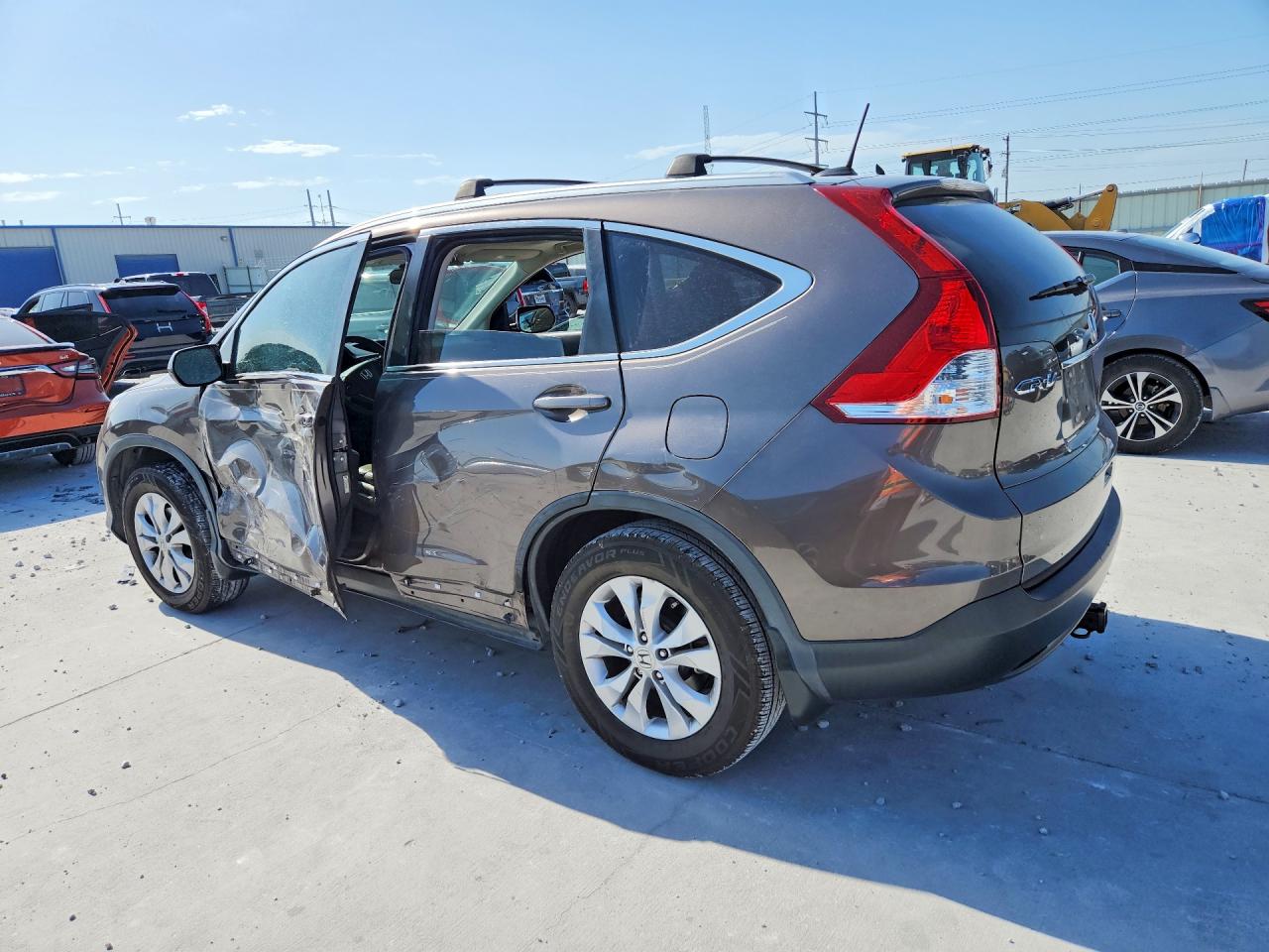 2014 Honda Cr-v Exl Gray vin: 2HKRM3H76EH516503
