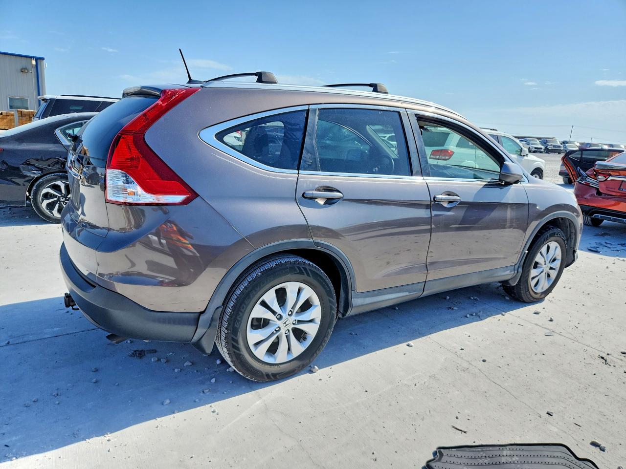 2014 Honda Cr-v Exl Gray vin: 2HKRM3H76EH516503