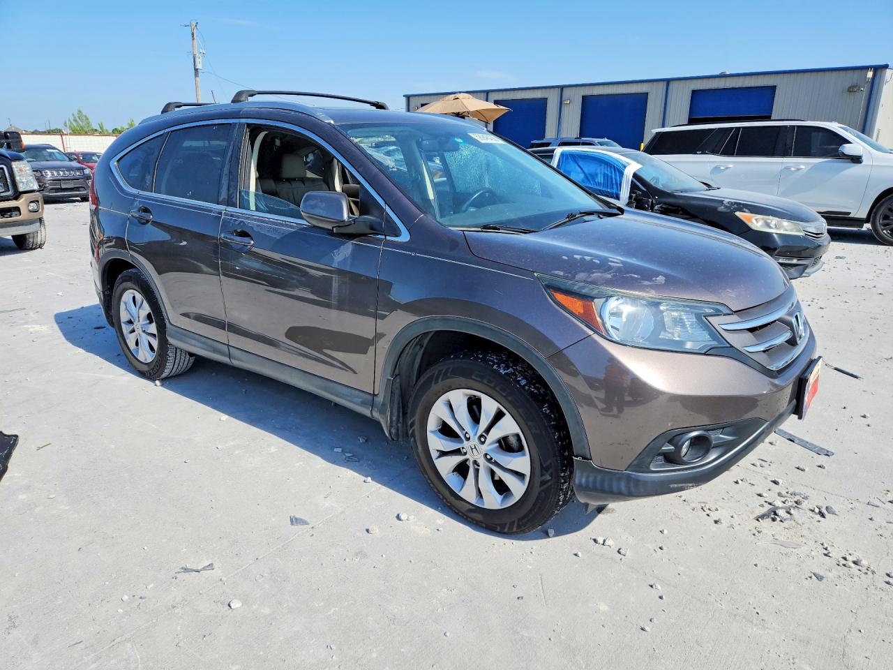 2014 Honda Cr-v Exl Gray vin: 2HKRM3H76EH516503