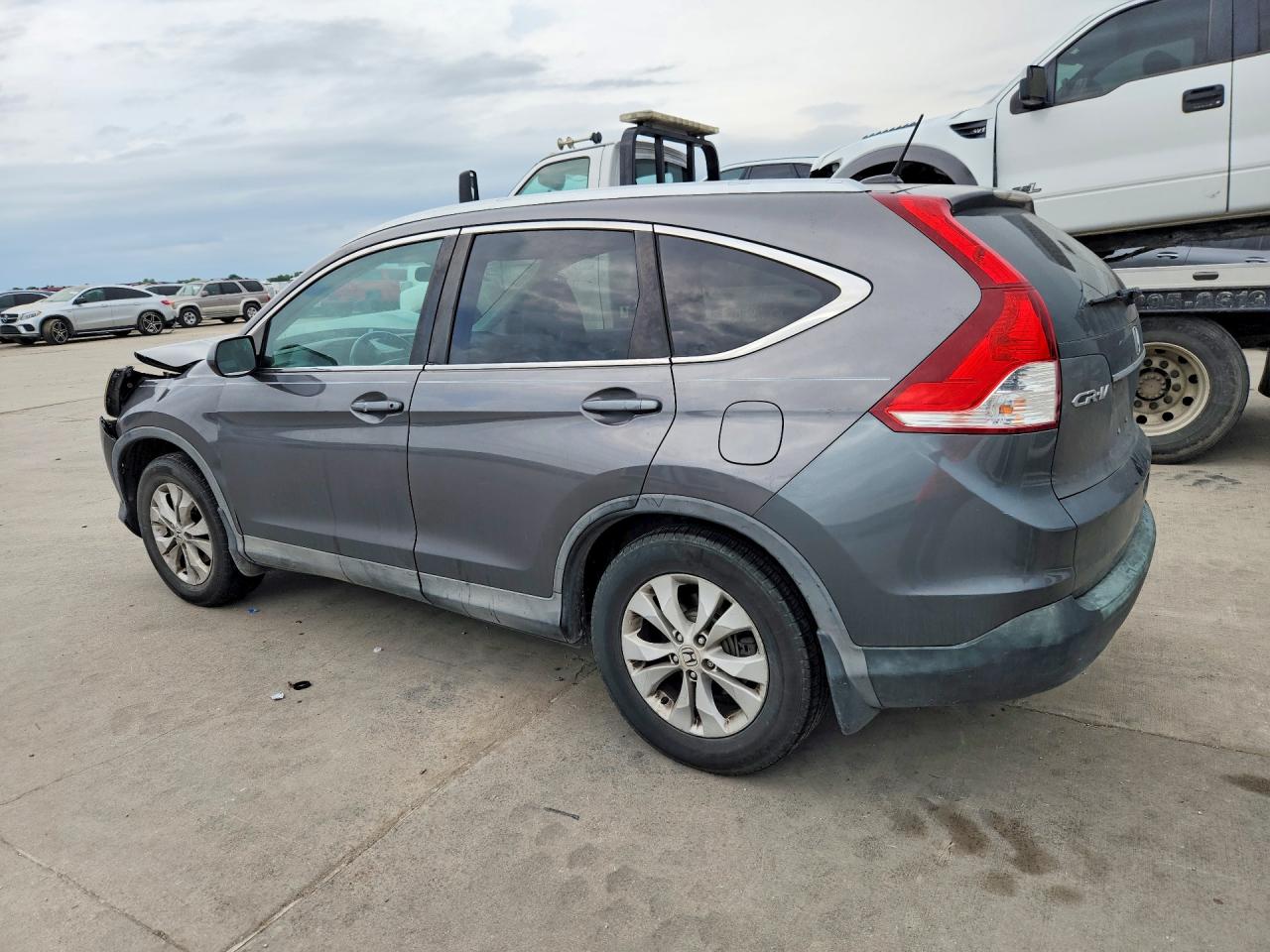 2014 Honda Cr-v Exl Silver vin: 2HKRM3H76EH520809