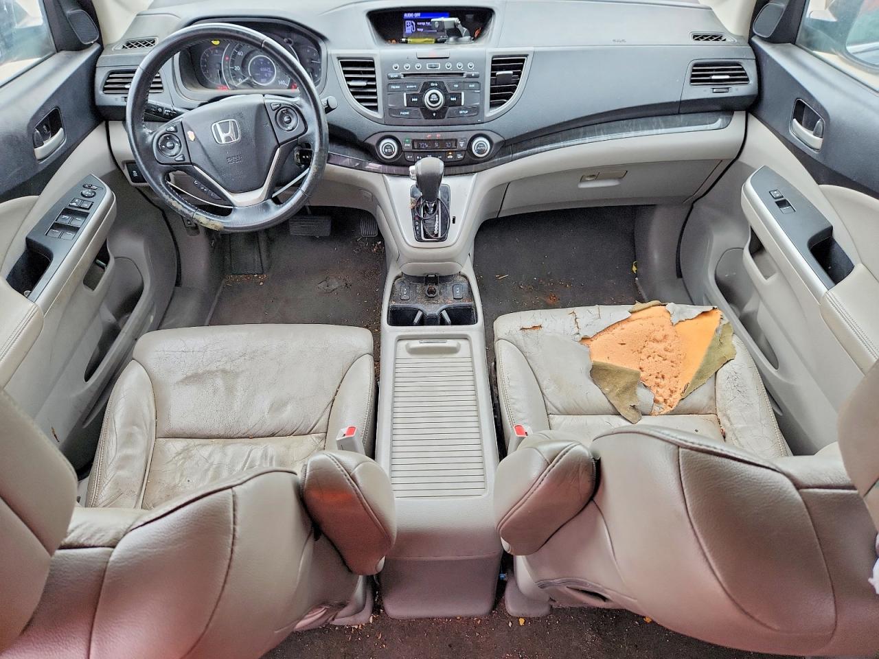 2014 Honda Cr-v Exl Silver vin: 2HKRM3H76EH520809