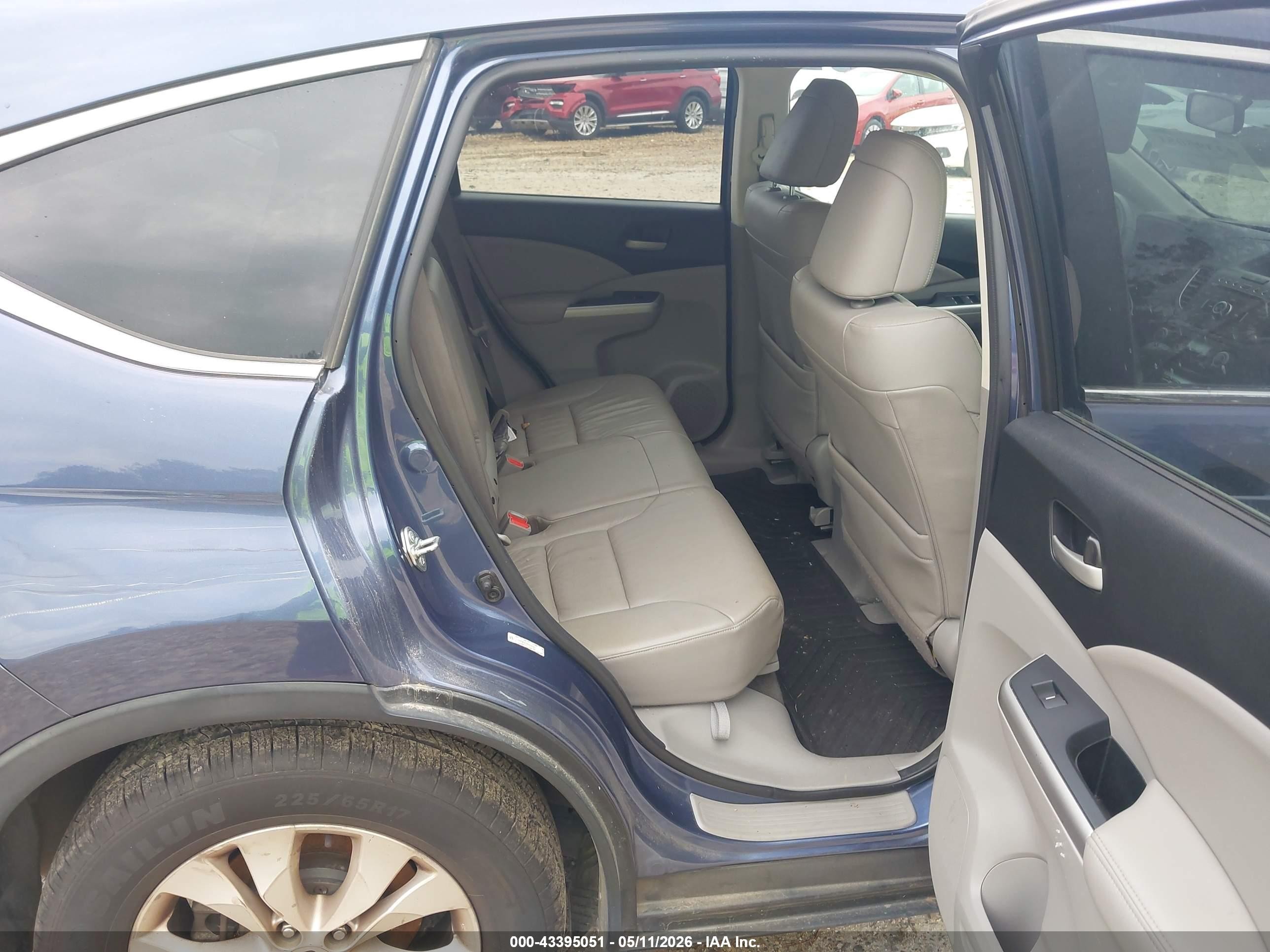 2014 Honda Cr-v Ex-l Синий vin: 2HKRM3H76EH528392