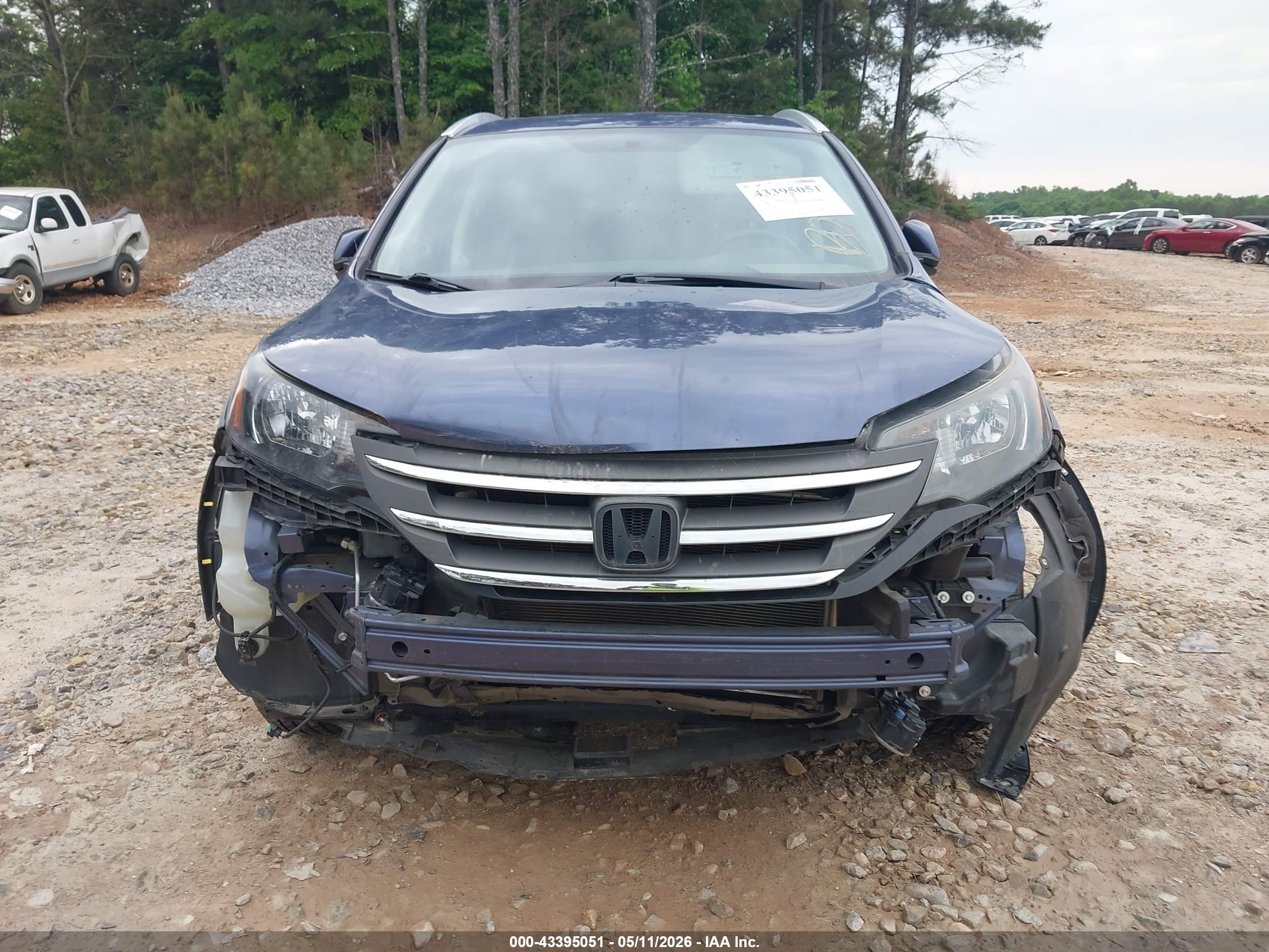 2014 Honda Cr-v Ex-l Синий vin: 2HKRM3H76EH528392