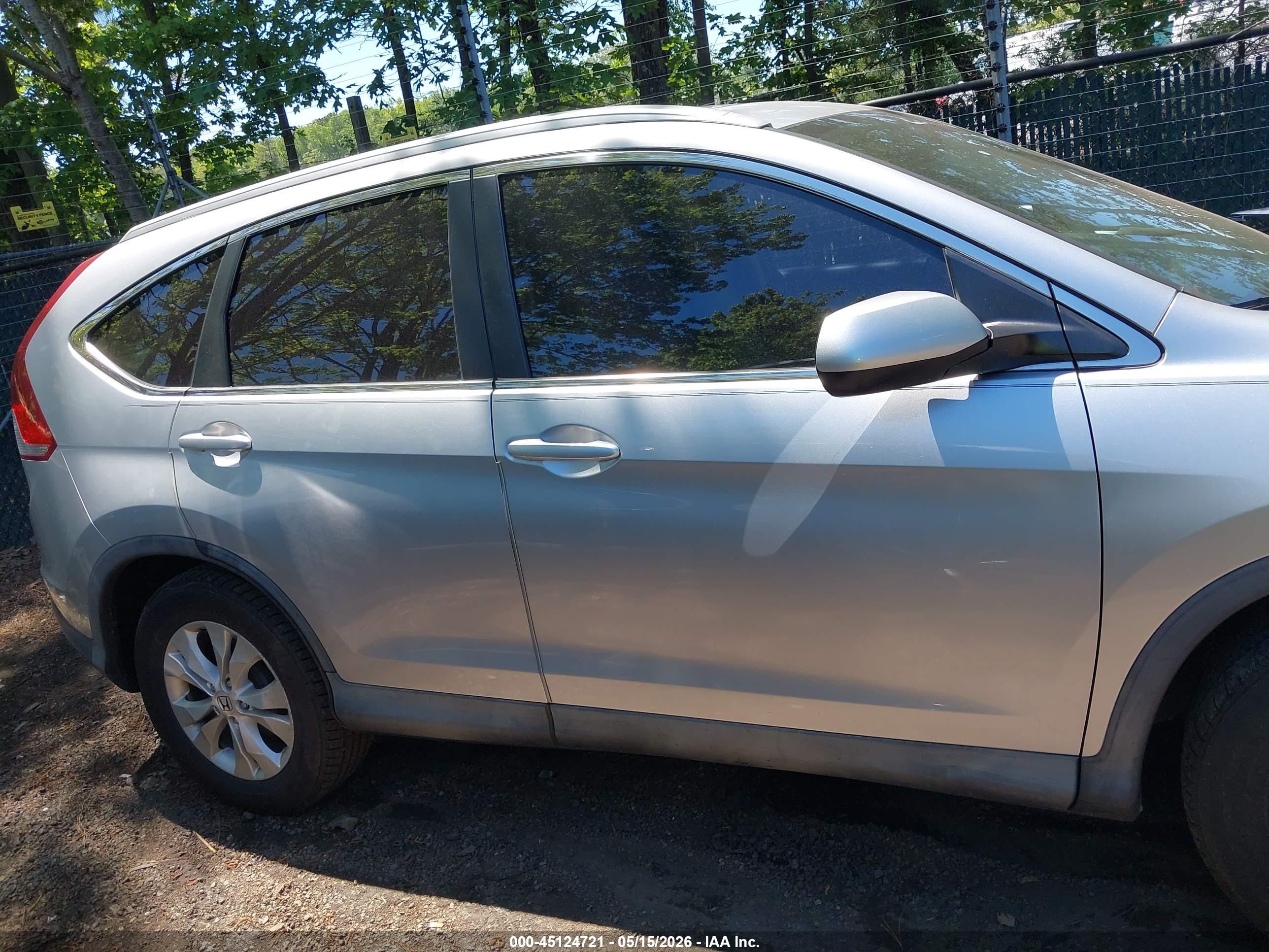 2014 Honda Cr-v Ex-l Серебряный vin: 2HKRM3H76EH541658