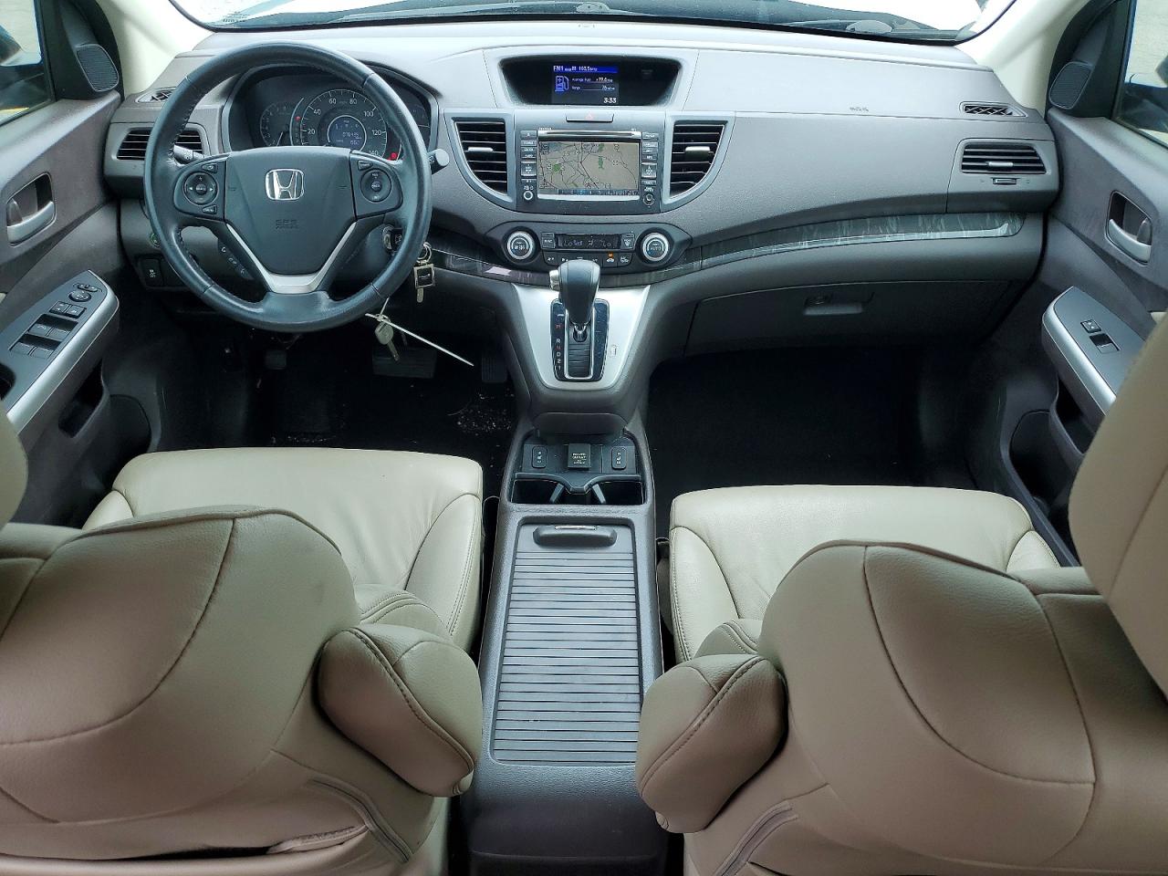 2014 Honda Cr-v Exl Turquoise vin: 2HKRM3H76EH543183