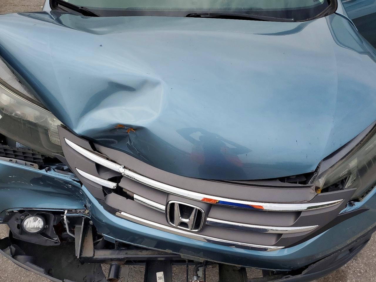 2014 Honda Cr-v Exl Turquoise vin: 2HKRM3H76EH543183