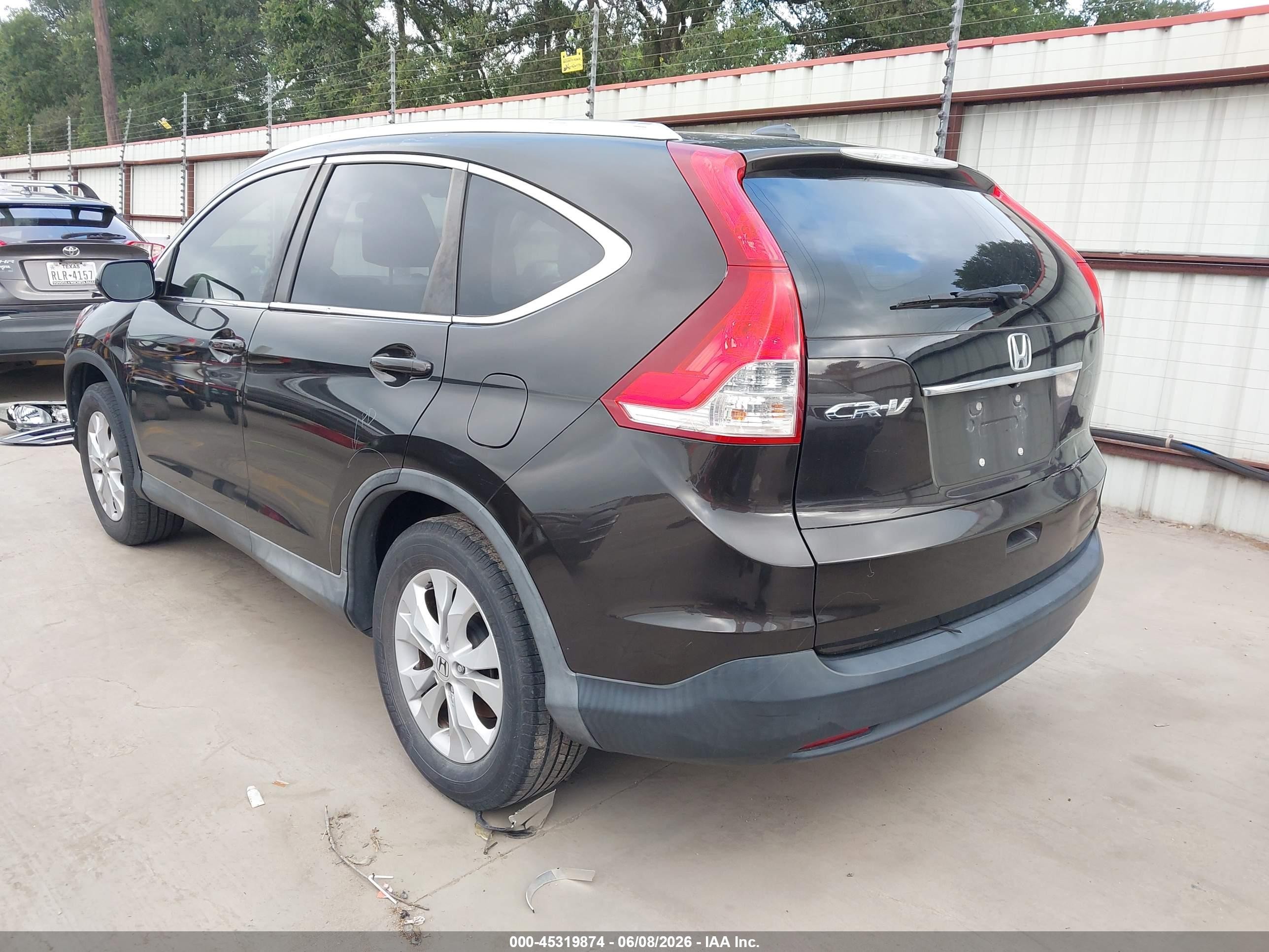 2014 Honda Cr-v Ex-l Brown vin: 2HKRM3H76EH553227