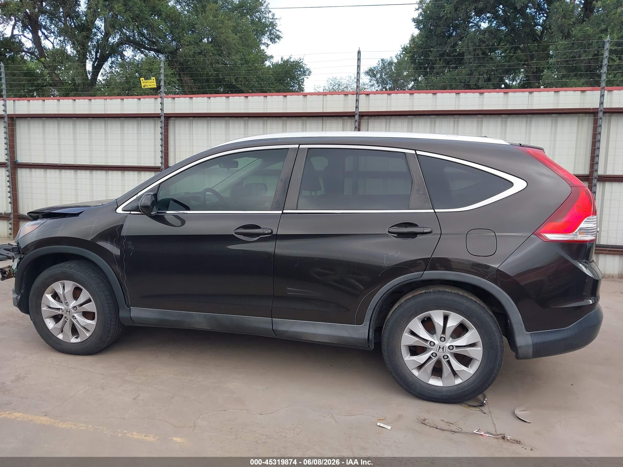 2014 Honda Cr-v Ex-l Brown vin: 2HKRM3H76EH553227