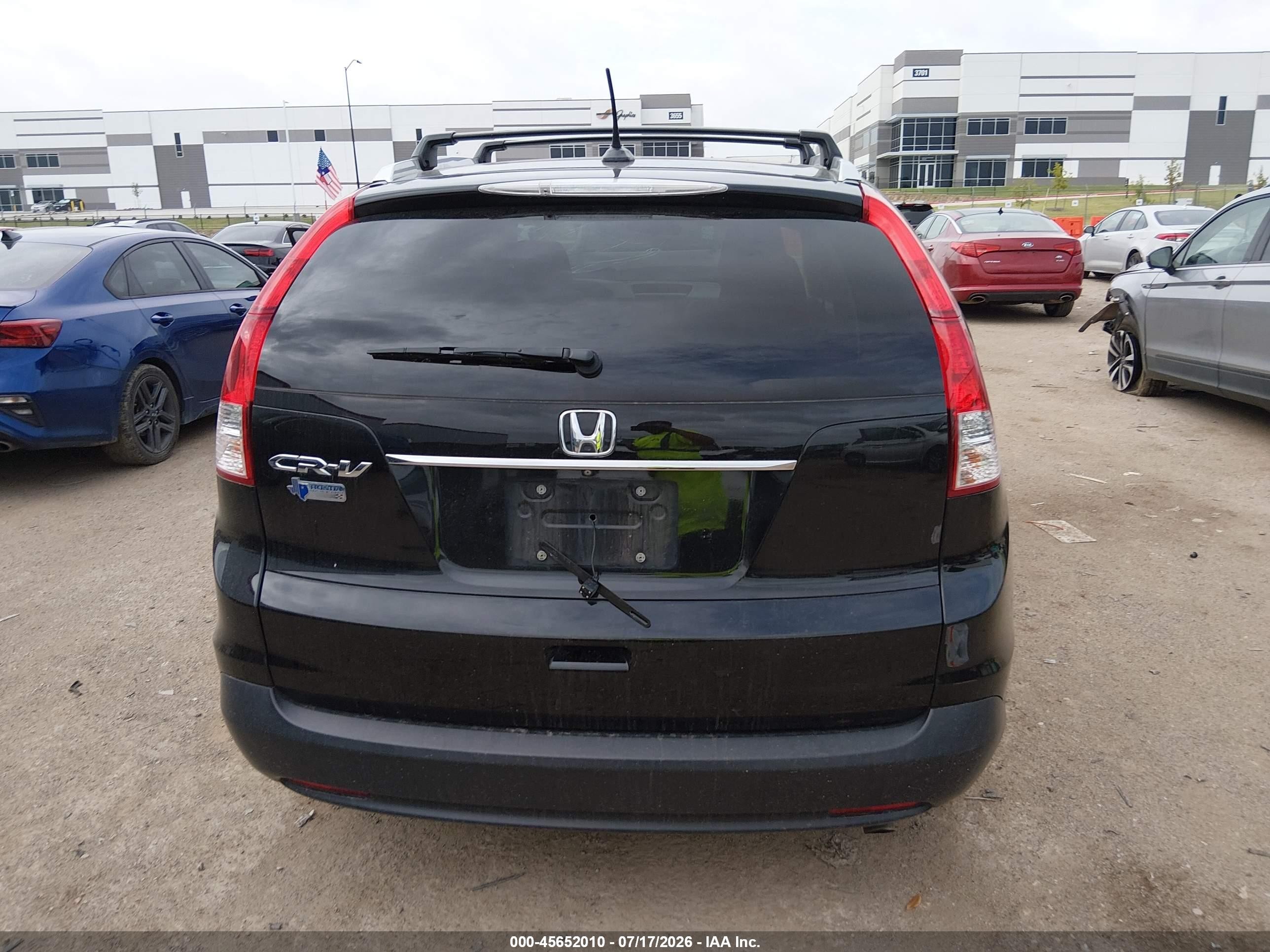 2014 Honda Cr-v Ex-l Black vin: 2HKRM3H76EH563806