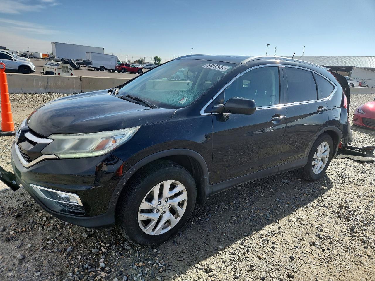 2015 Honda Cr-v Exl Black vin: 2HKRM3H76FH512663