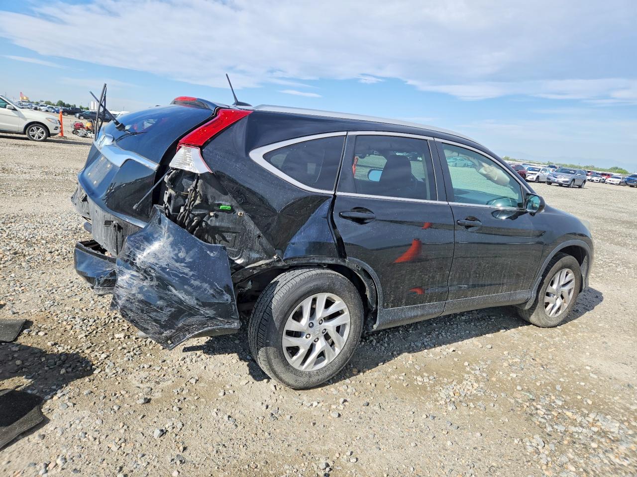 2015 Honda Cr-v Exl Black vin: 2HKRM3H76FH512663