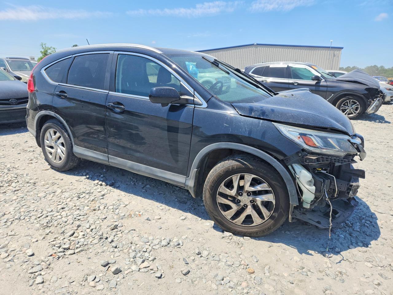 2015 Honda Cr-v Exl Black vin: 2HKRM3H76FH512694