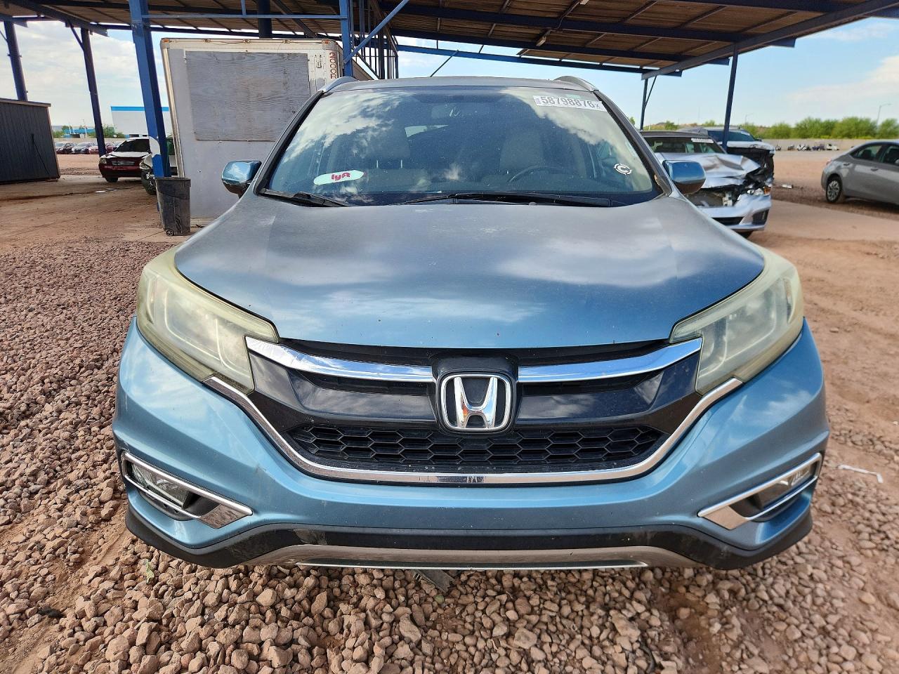 2015 Honda Cr-v Exl Blue vin: 2HKRM3H76FH528765