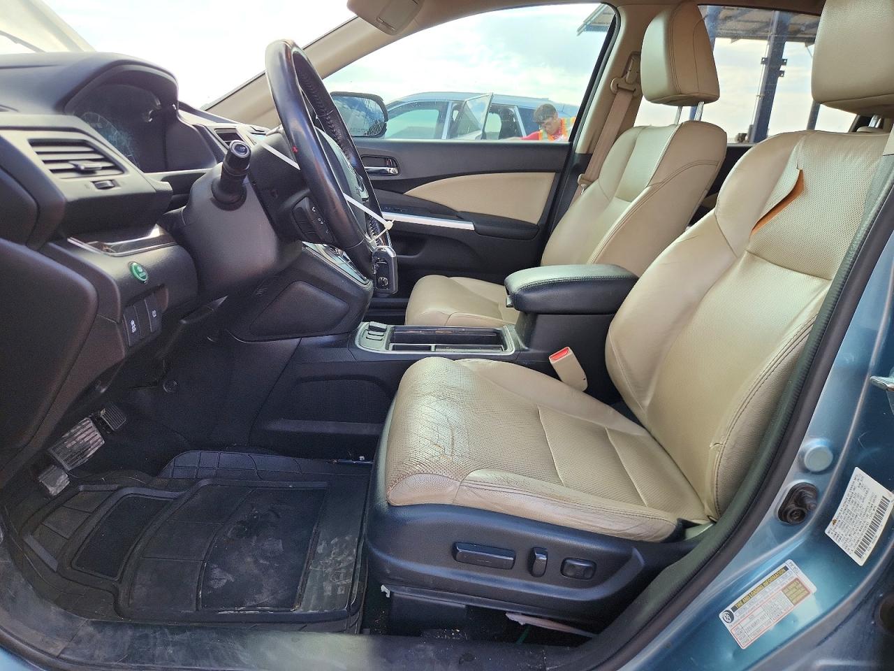 2015 Honda Cr-v Exl Blue vin: 2HKRM3H76FH528765