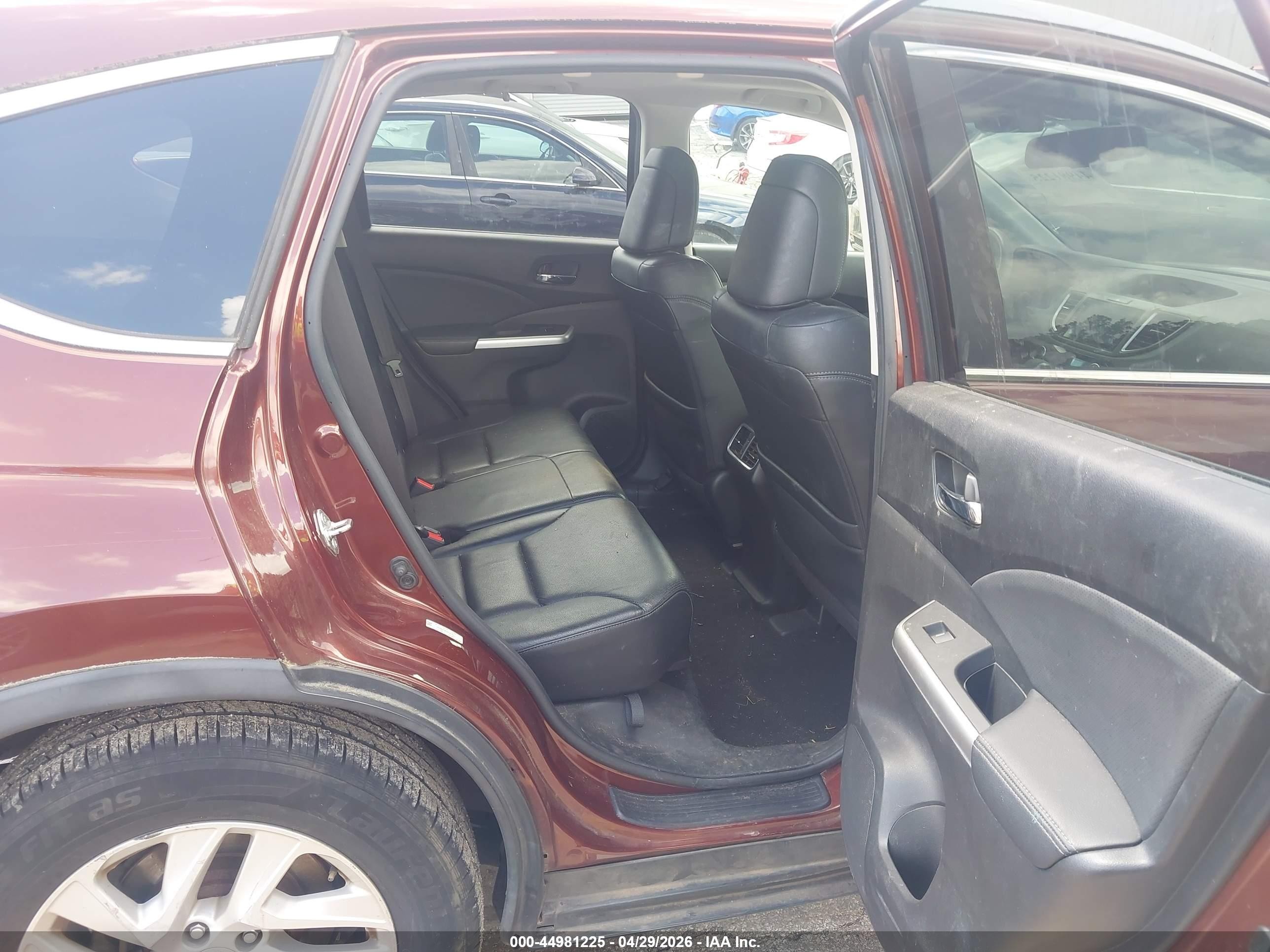 2015 Honda Cr-v Ex-l Brown vin: 2HKRM3H76FH529317