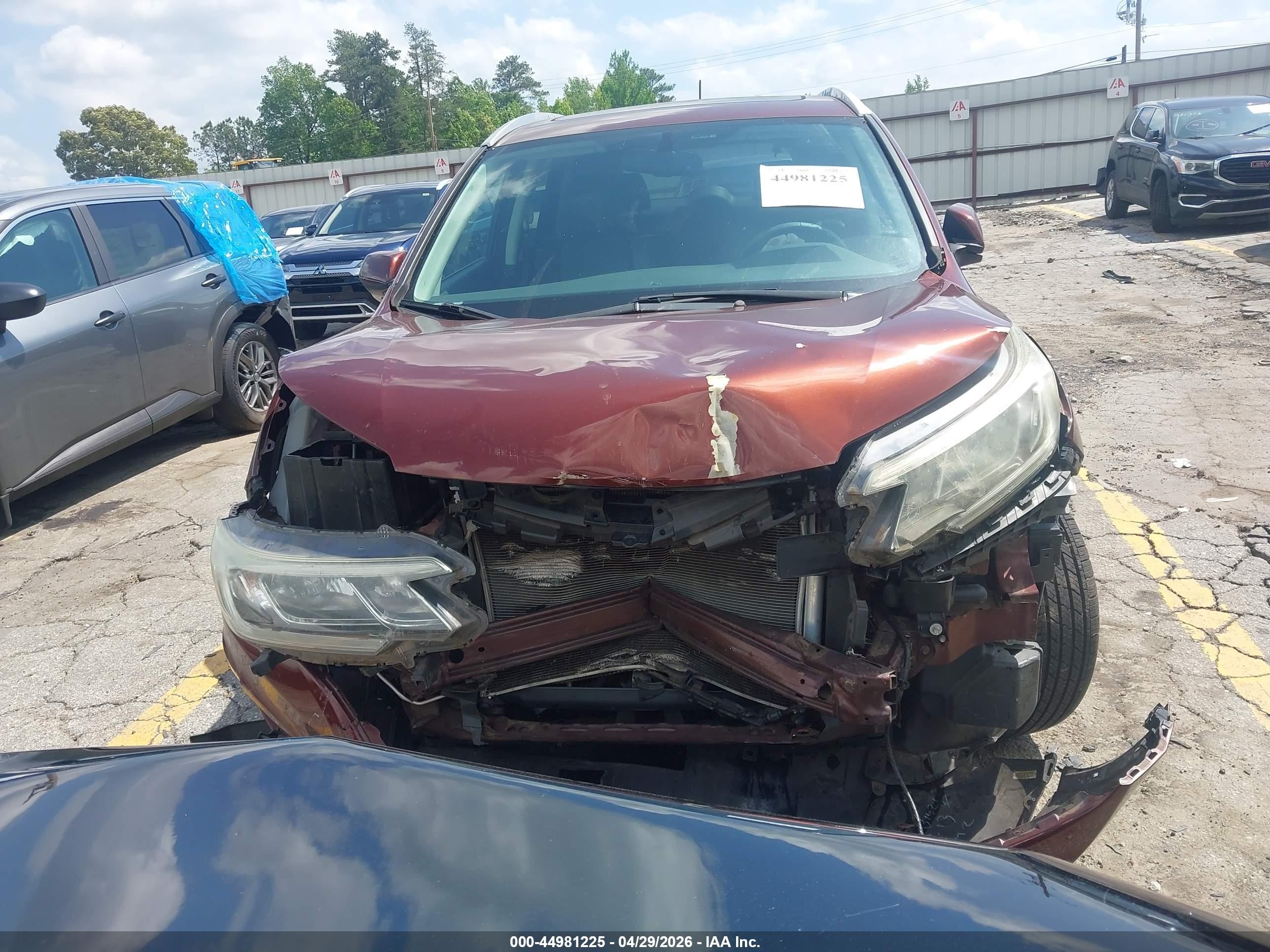 2015 Honda Cr-v Ex-l Brown vin: 2HKRM3H76FH529317