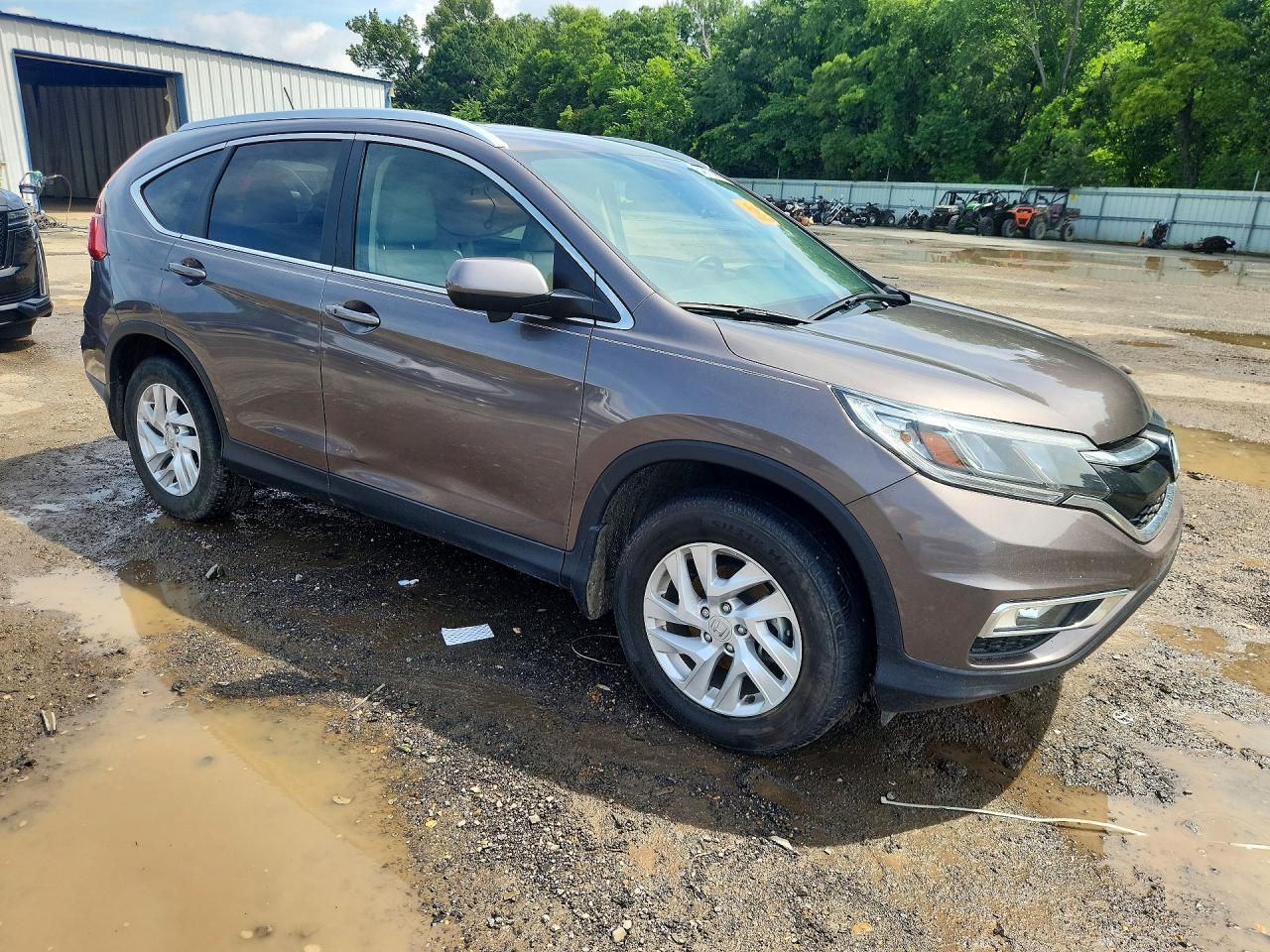 2015 Honda Cr-v Exl Серый vin: 2HKRM3H76FH539197