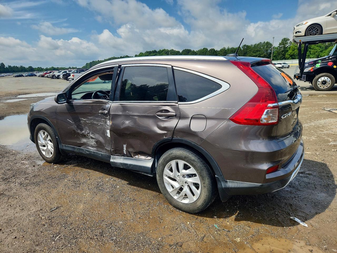 2015 Honda Cr-v Exl Серый vin: 2HKRM3H76FH539197