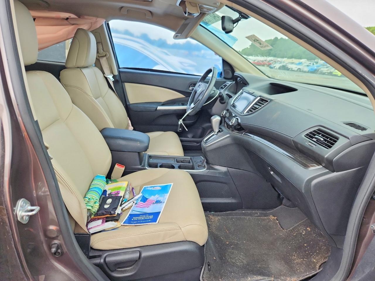 2015 Honda Cr-v Exl Серый vin: 2HKRM3H76FH539197