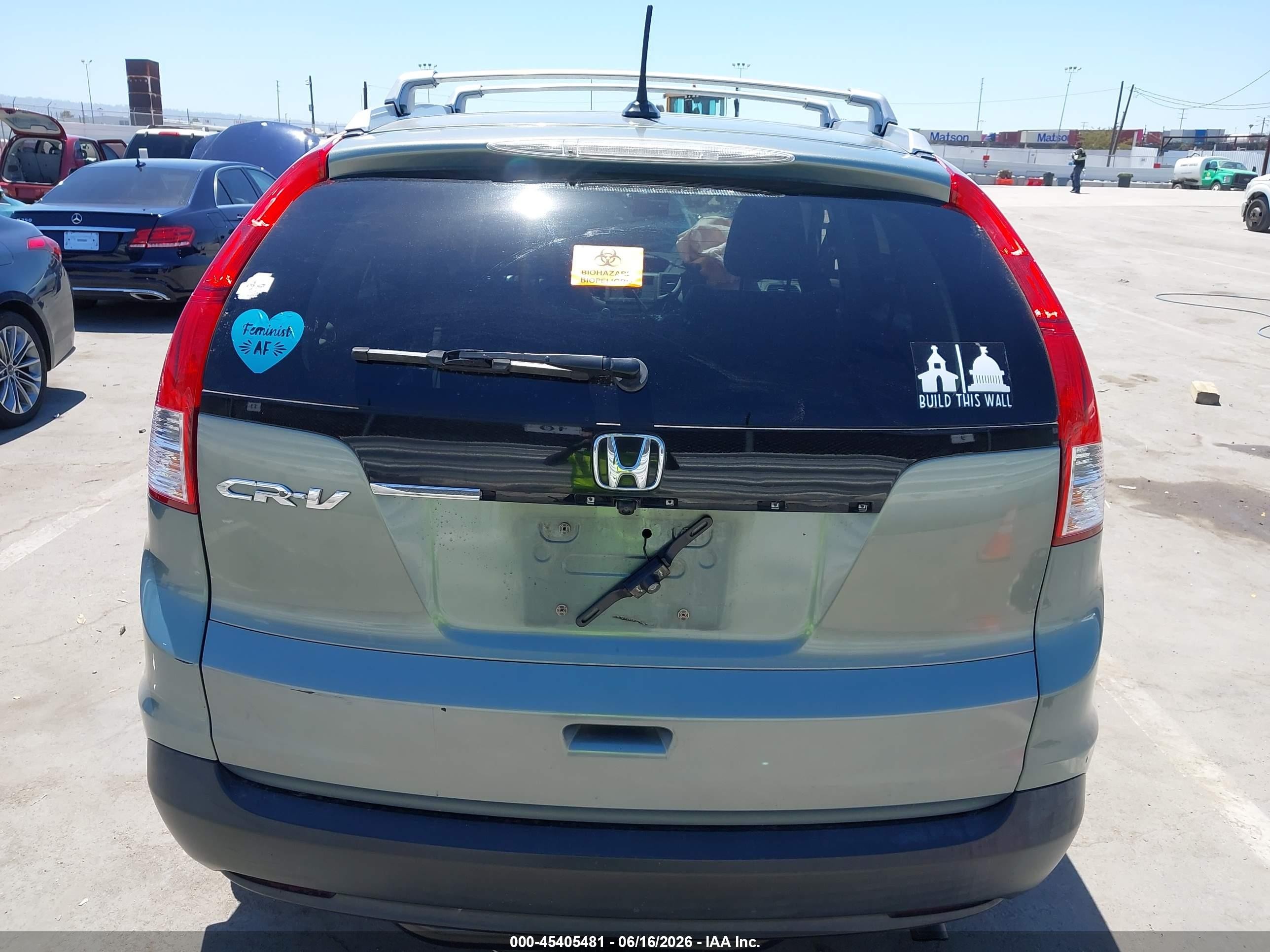 2012 Honda Cr-v Ex-l Blue vin: 2HKRM3H77CH510271