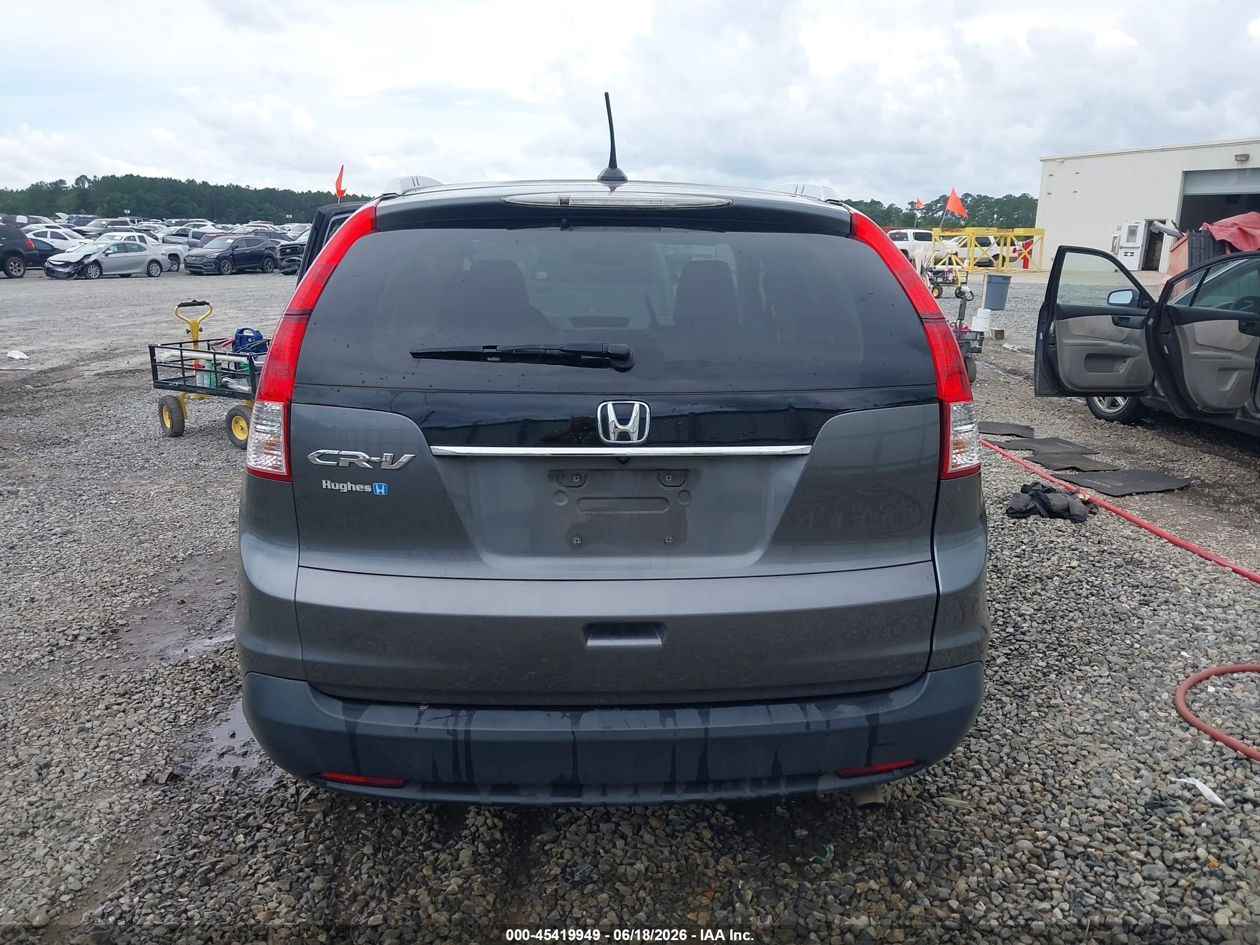 2013 Honda Cr-v Ex-l Gray vin: 2HKRM3H77DH501006