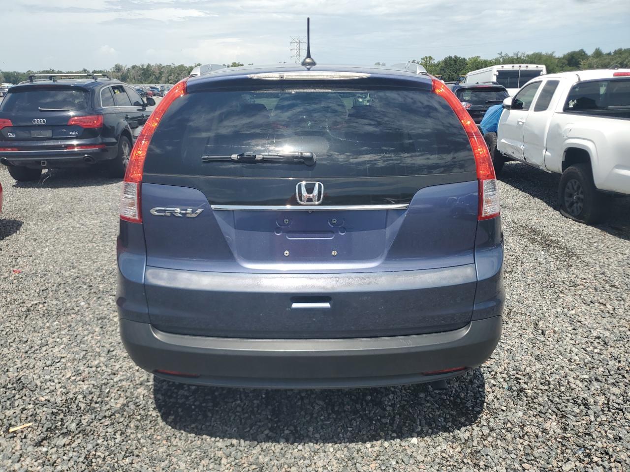 2013 Honda Cr-v Exl Blue vin: 2HKRM3H77DH519389