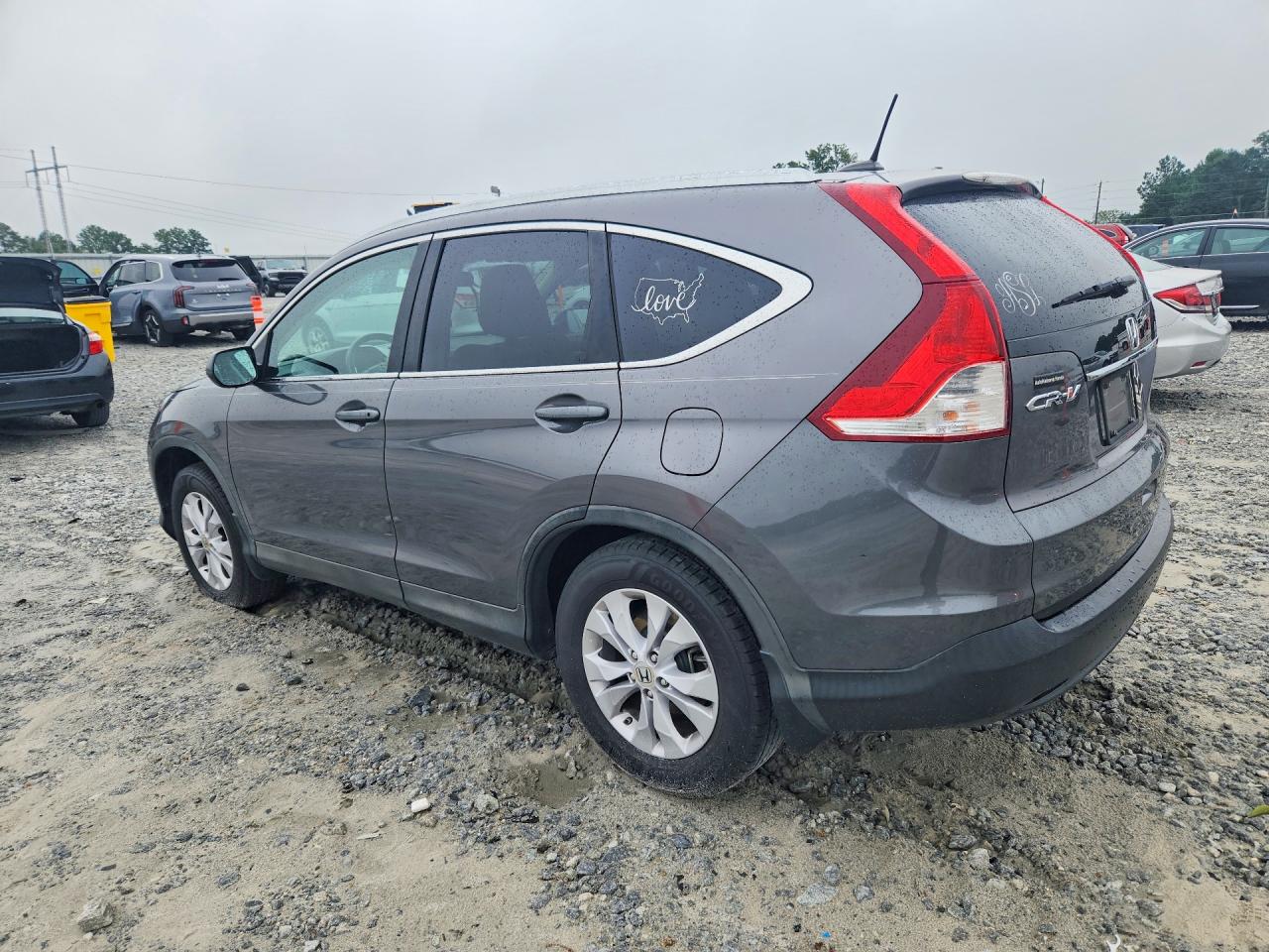 2013 Honda Cr-v Exl Gray vin: 2HKRM3H77DH521692
