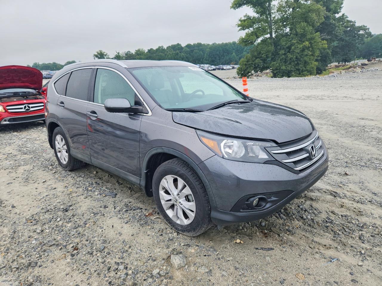 2013 Honda Cr-v Exl Gray vin: 2HKRM3H77DH521692