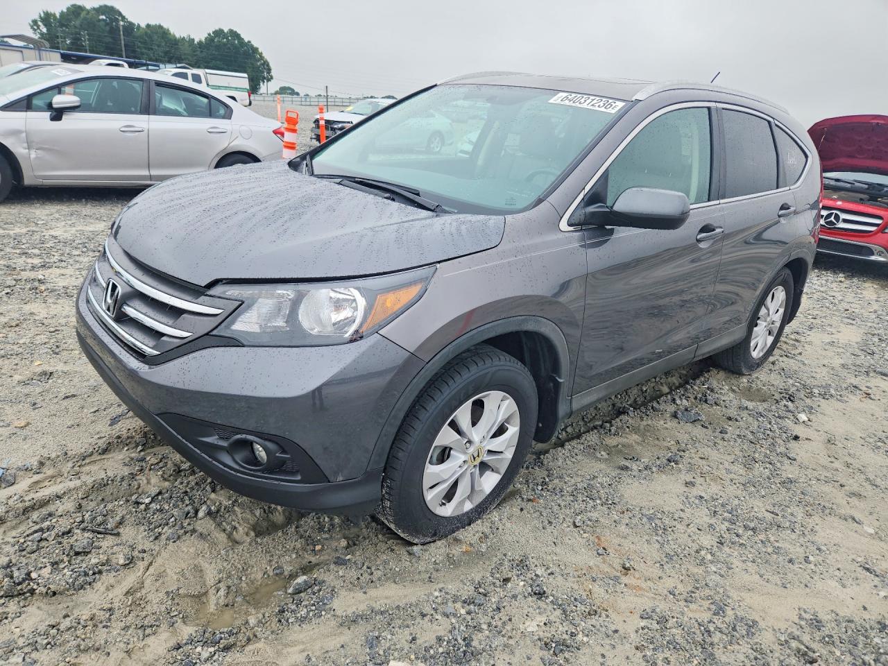 2013 Honda Cr-v Exl Gray vin: 2HKRM3H77DH521692