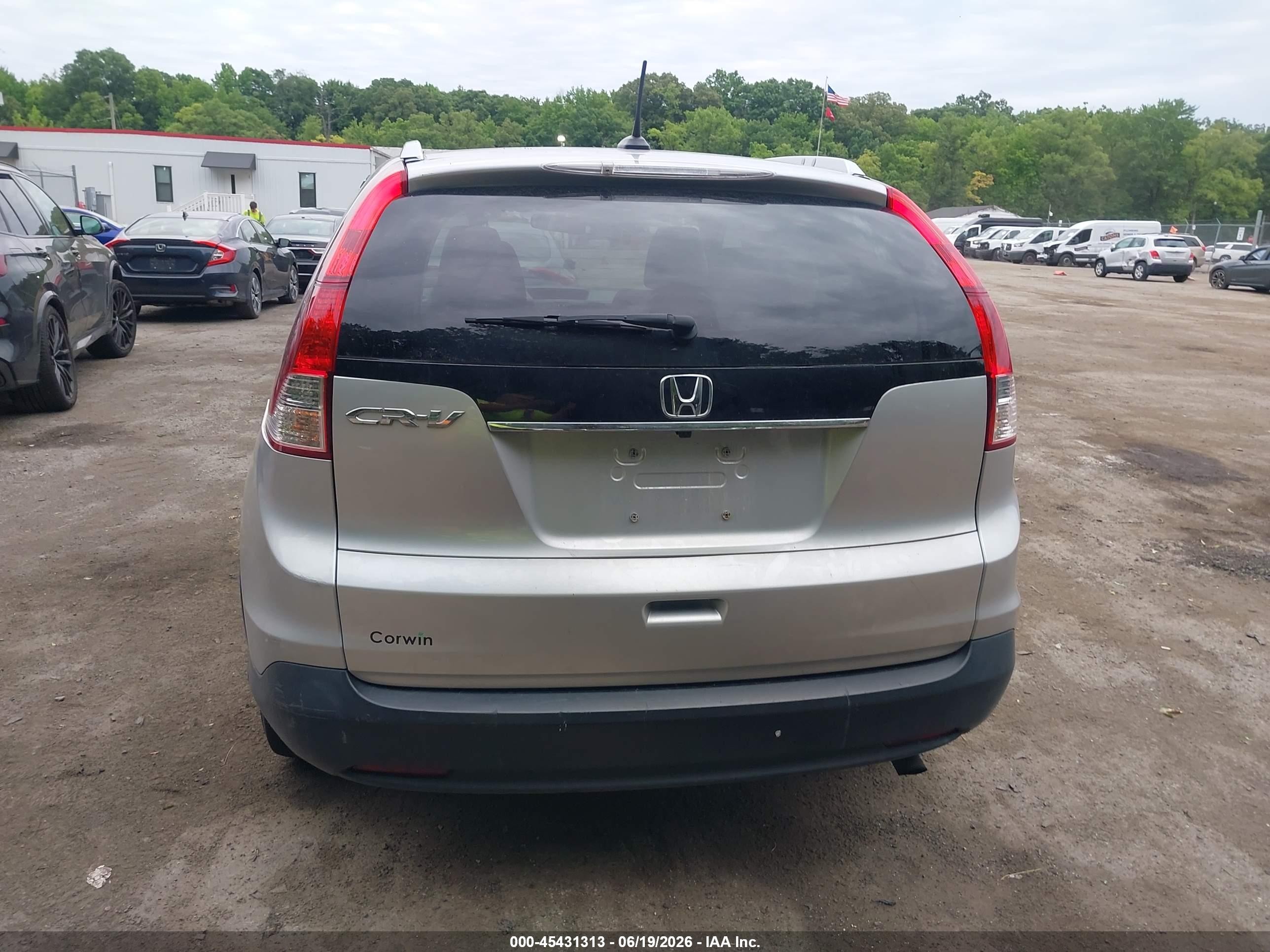 2013 Honda Cr-v Ex-l Silver vin: 2HKRM3H77DH522695