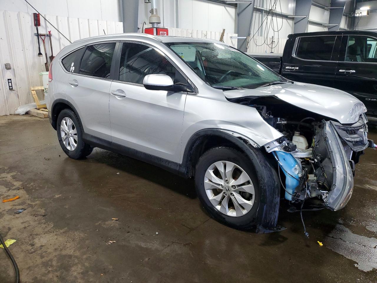 2014 Honda Cr-v Exl Silver vin: 2HKRM3H77EH504523