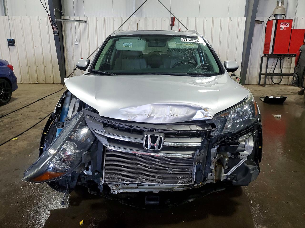 2014 Honda Cr-v Exl Silver vin: 2HKRM3H77EH504523