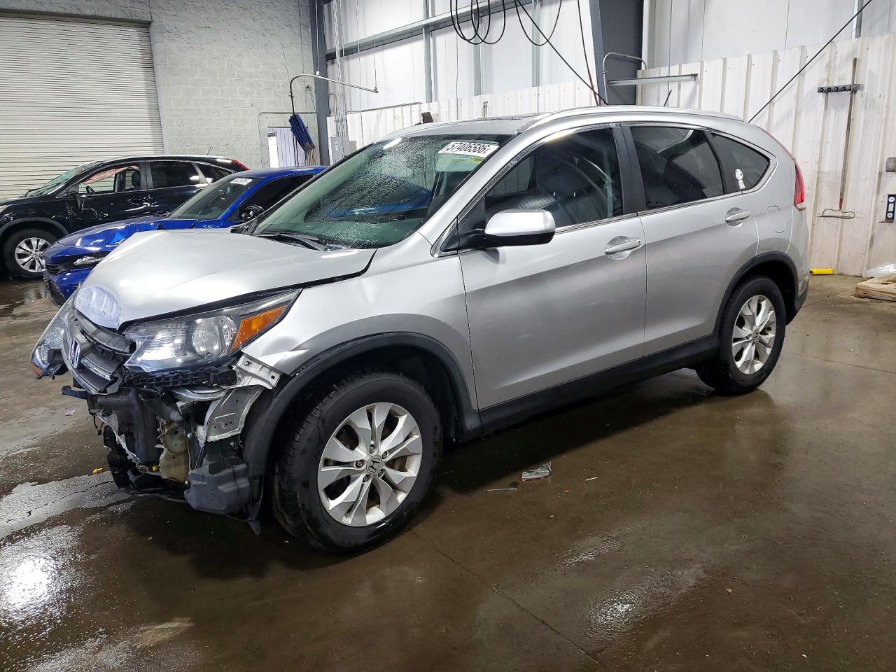 2014 Honda Cr-v Exl Серебряный vin: 2HKRM3H77EH504523