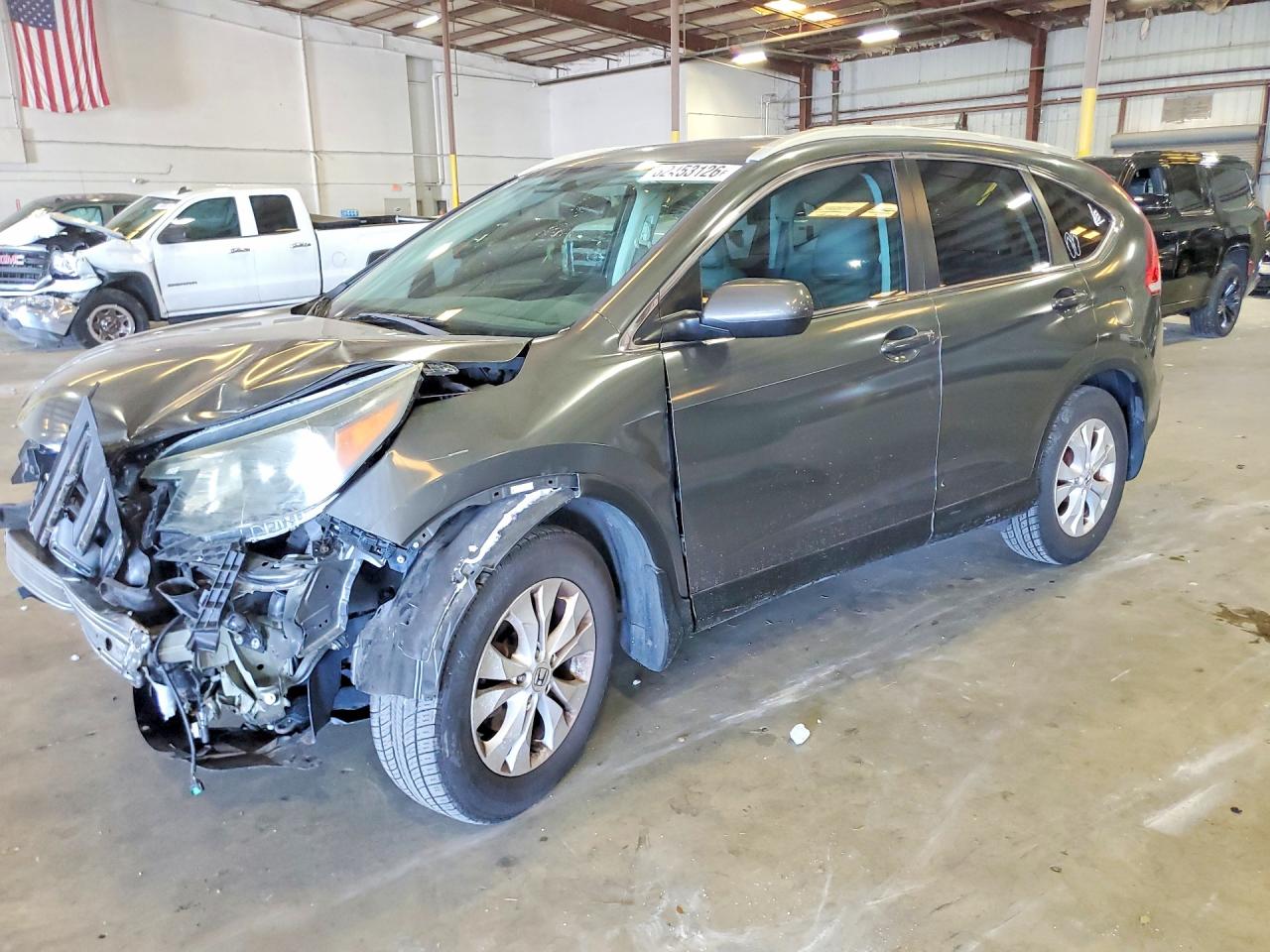2014 Honda Cr-v Exl Charcoal vin: 2HKRM3H77EH508958