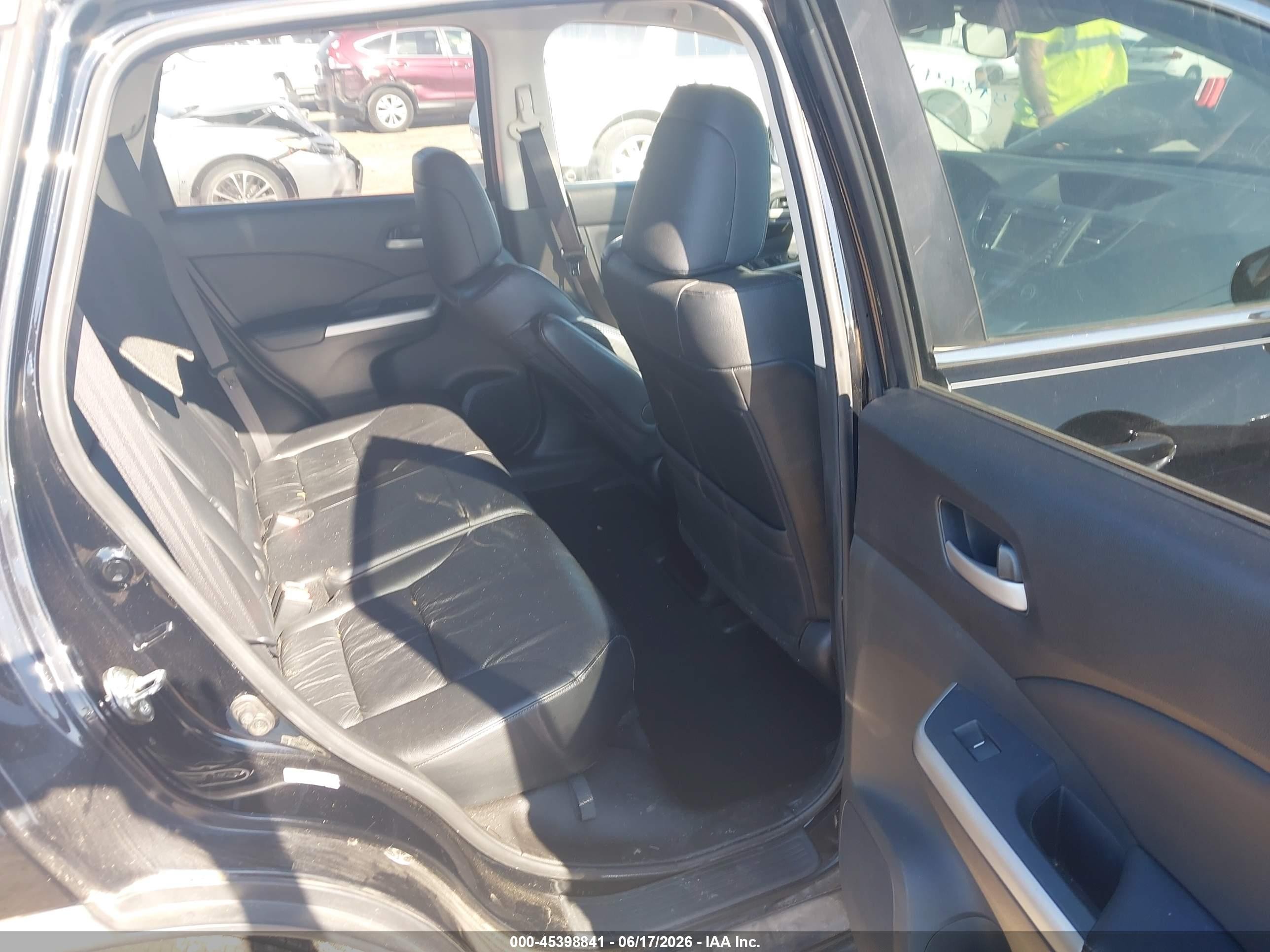 2014 Honda Cr-v Ex-l Черный vin: 2HKRM3H77EH524836