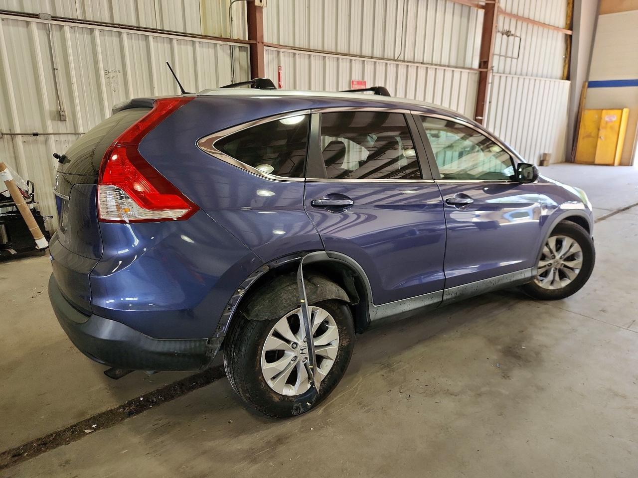 2014 Honda Cr-v Exl Blue vin: 2HKRM3H77EH542284