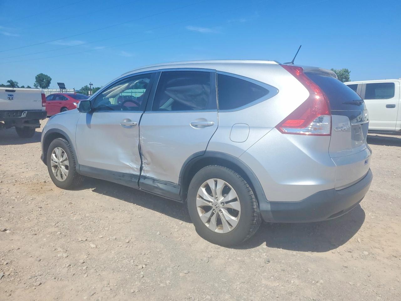2014 Honda Cr-v Exl Silver vin: 2HKRM3H77EH546769