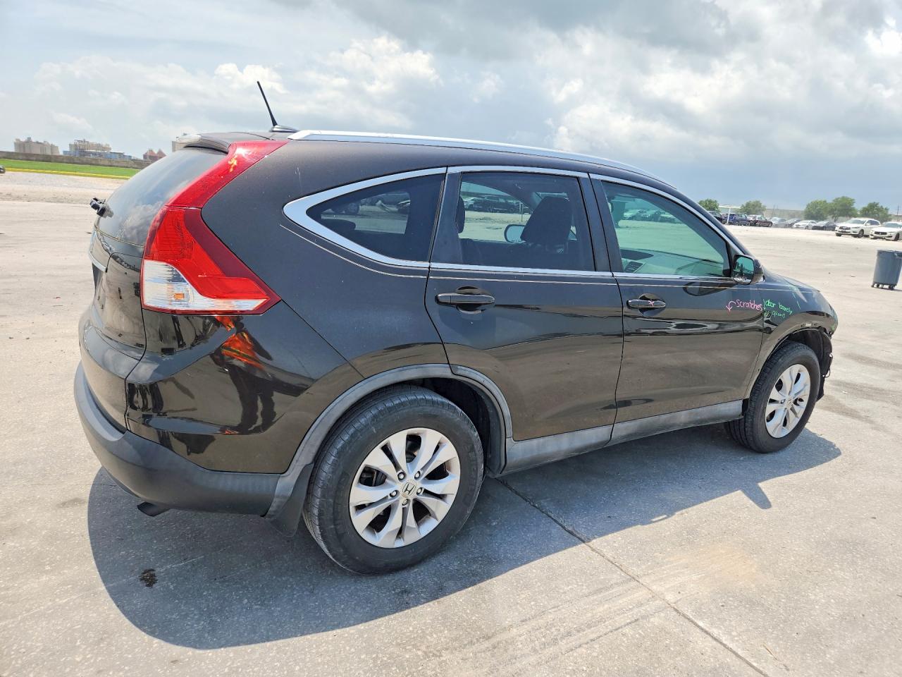 2014 Honda Cr-v Exl Brown vin: 2HKRM3H77EH548554