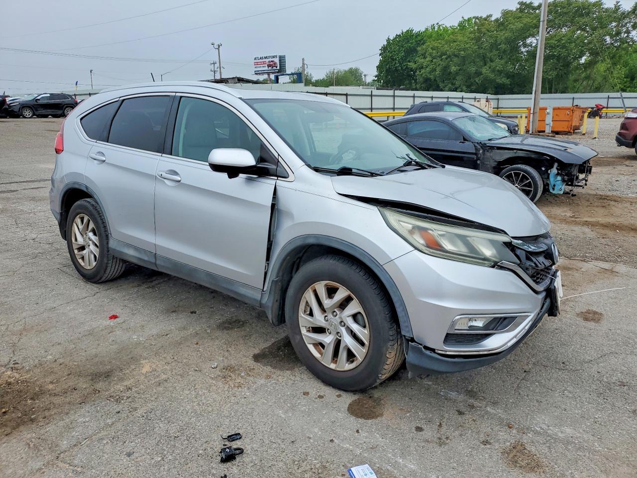 2015 Honda Crv Silver vin: 2HKRM3H77FH505365