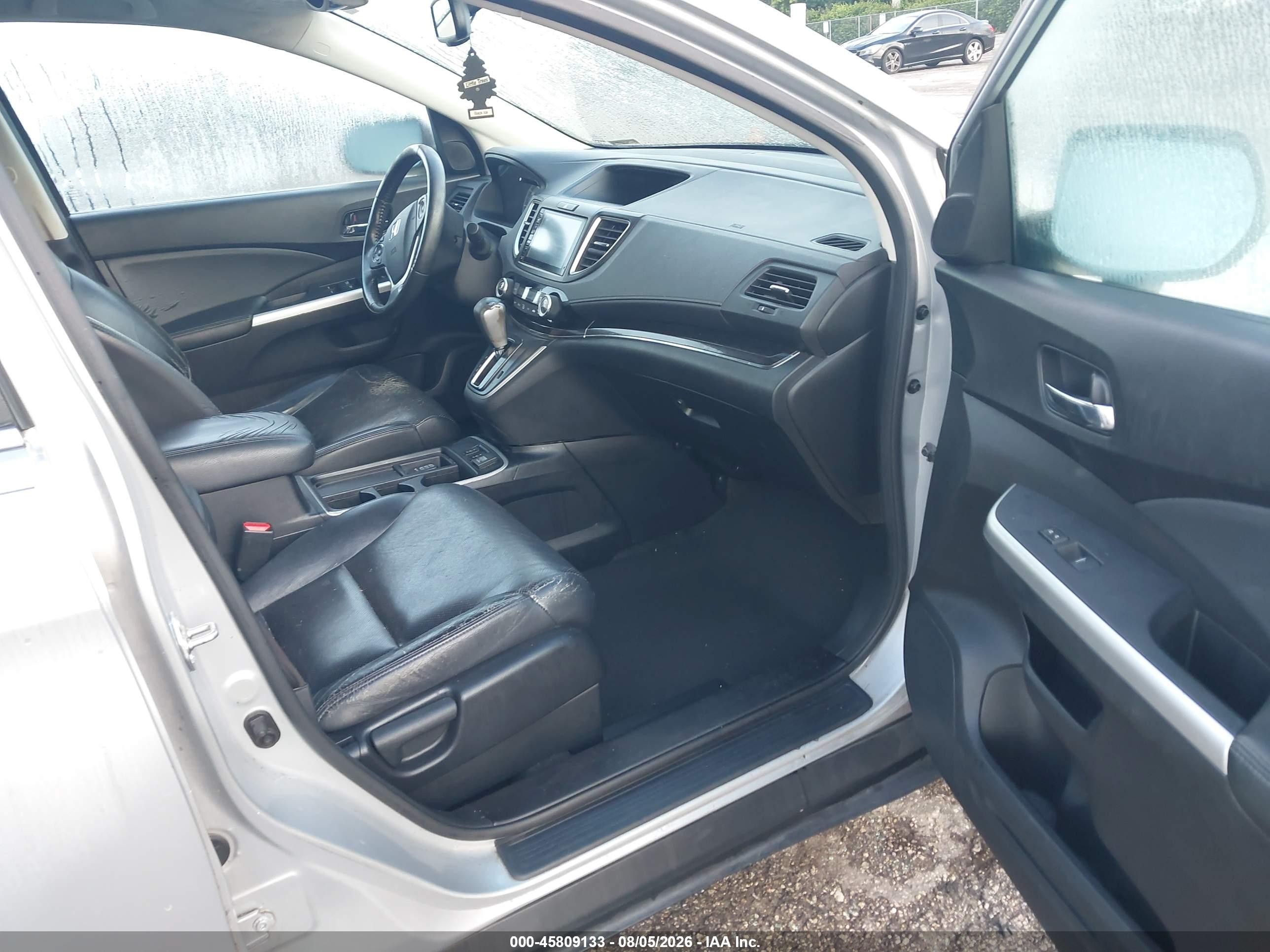 2015 Honda Cr-v Ex-l Silver vin: 2HKRM3H77FH510680