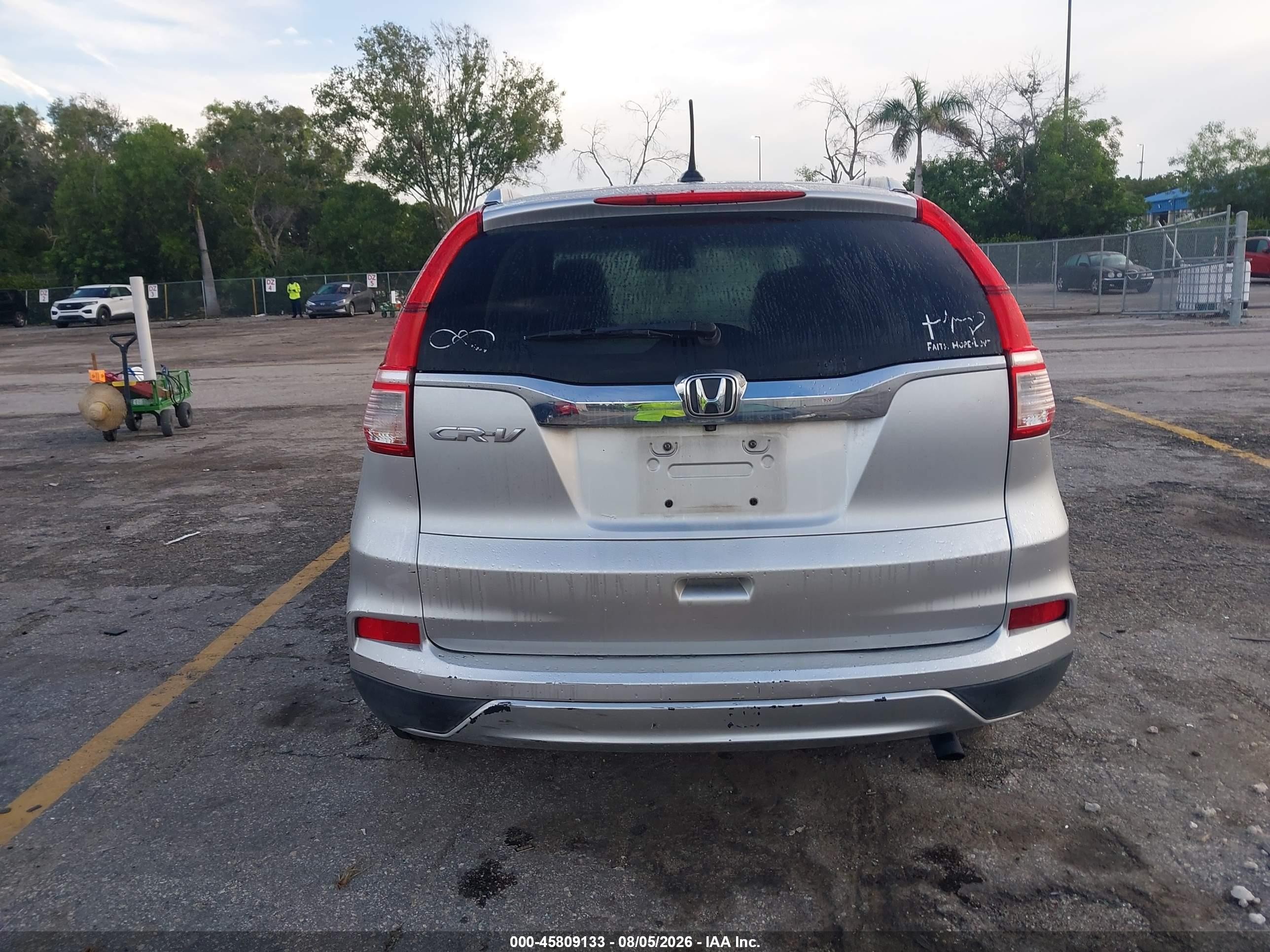 2015 Honda Cr-v Ex-l Silver vin: 2HKRM3H77FH510680