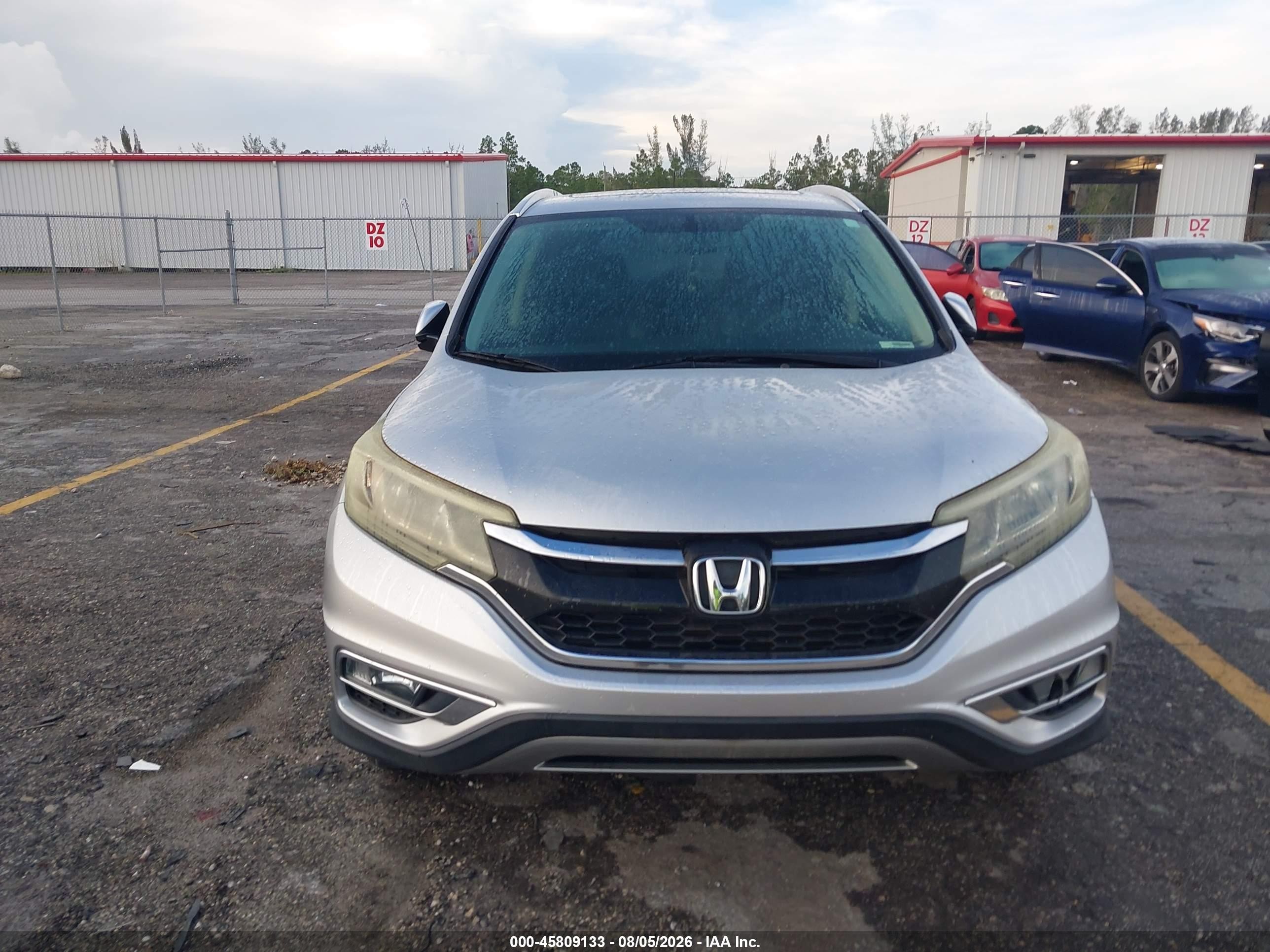 2015 Honda Cr-v Ex-l Silver vin: 2HKRM3H77FH510680