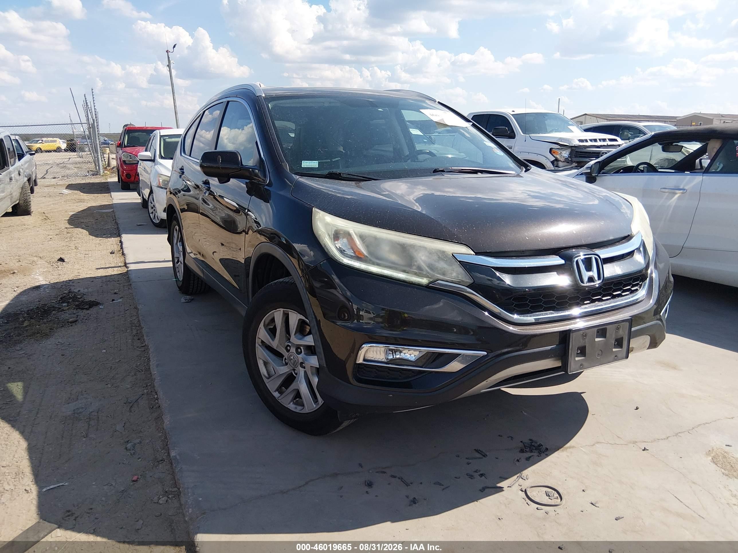 2015 Honda Cr-v Ex-l Dark Brown vin: 2HKRM3H77FH511201