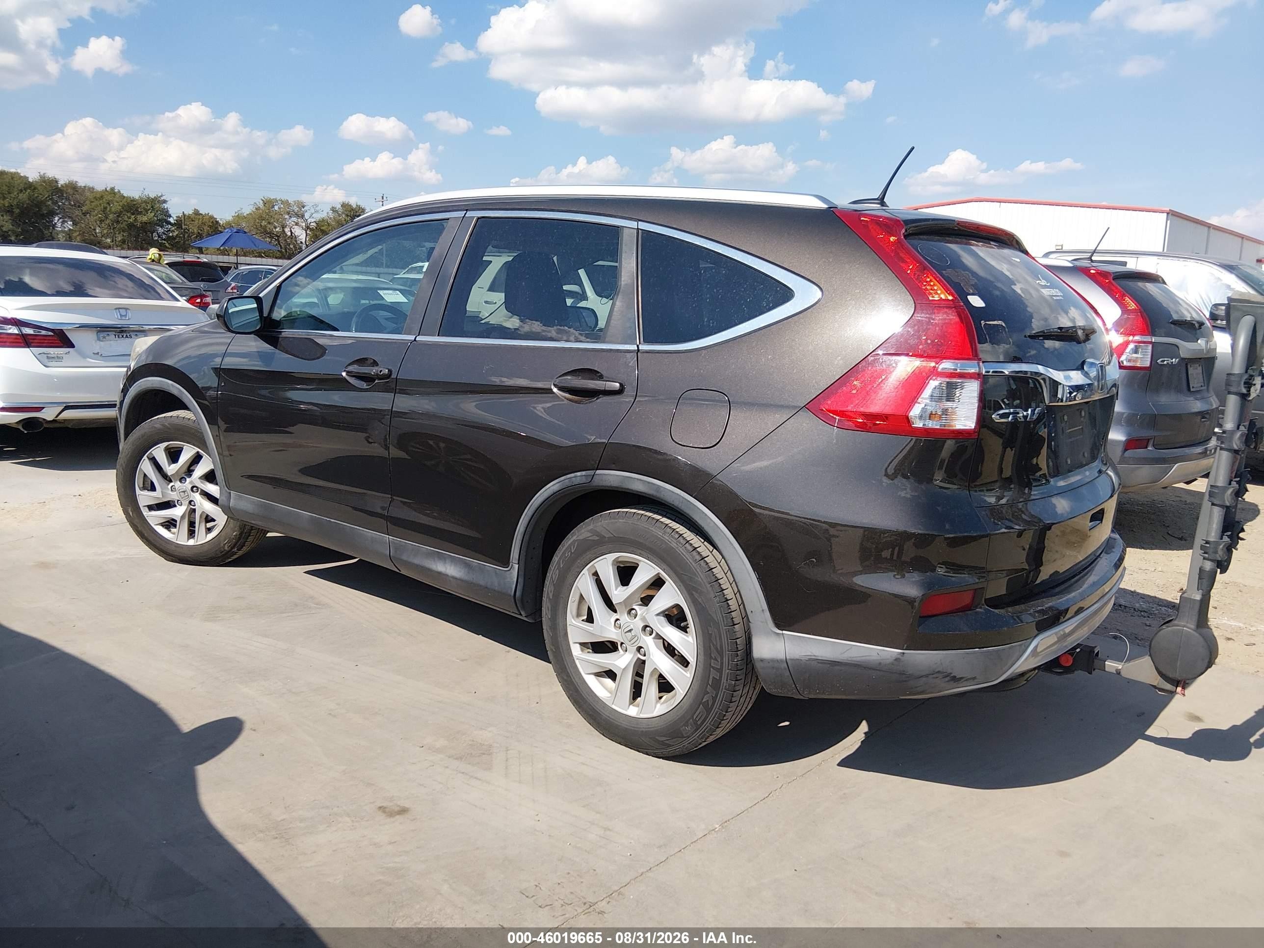 2015 Honda Cr-v Ex-l Dark Brown vin: 2HKRM3H77FH511201