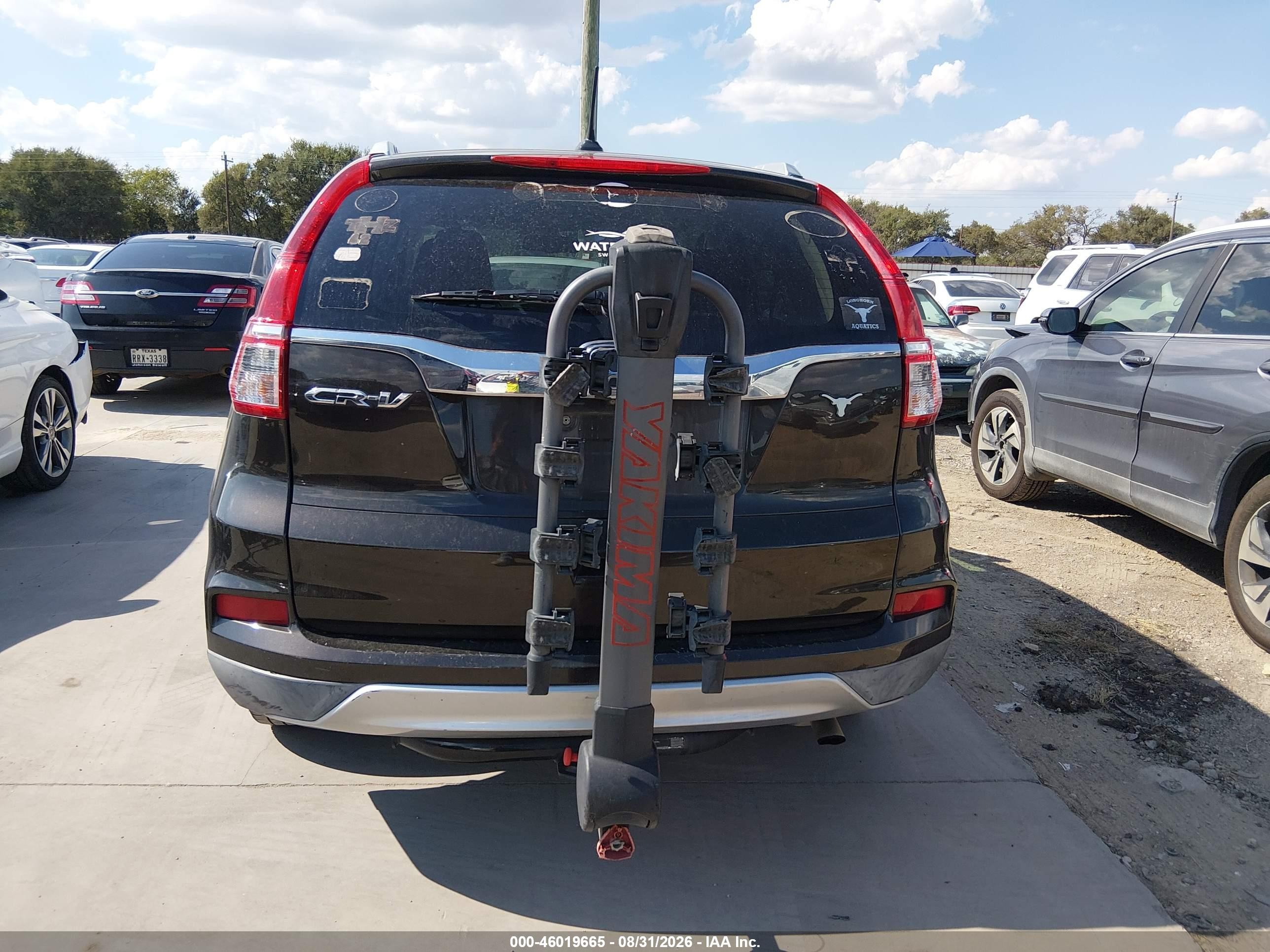 2015 Honda Cr-v Ex-l Dark Brown vin: 2HKRM3H77FH511201
