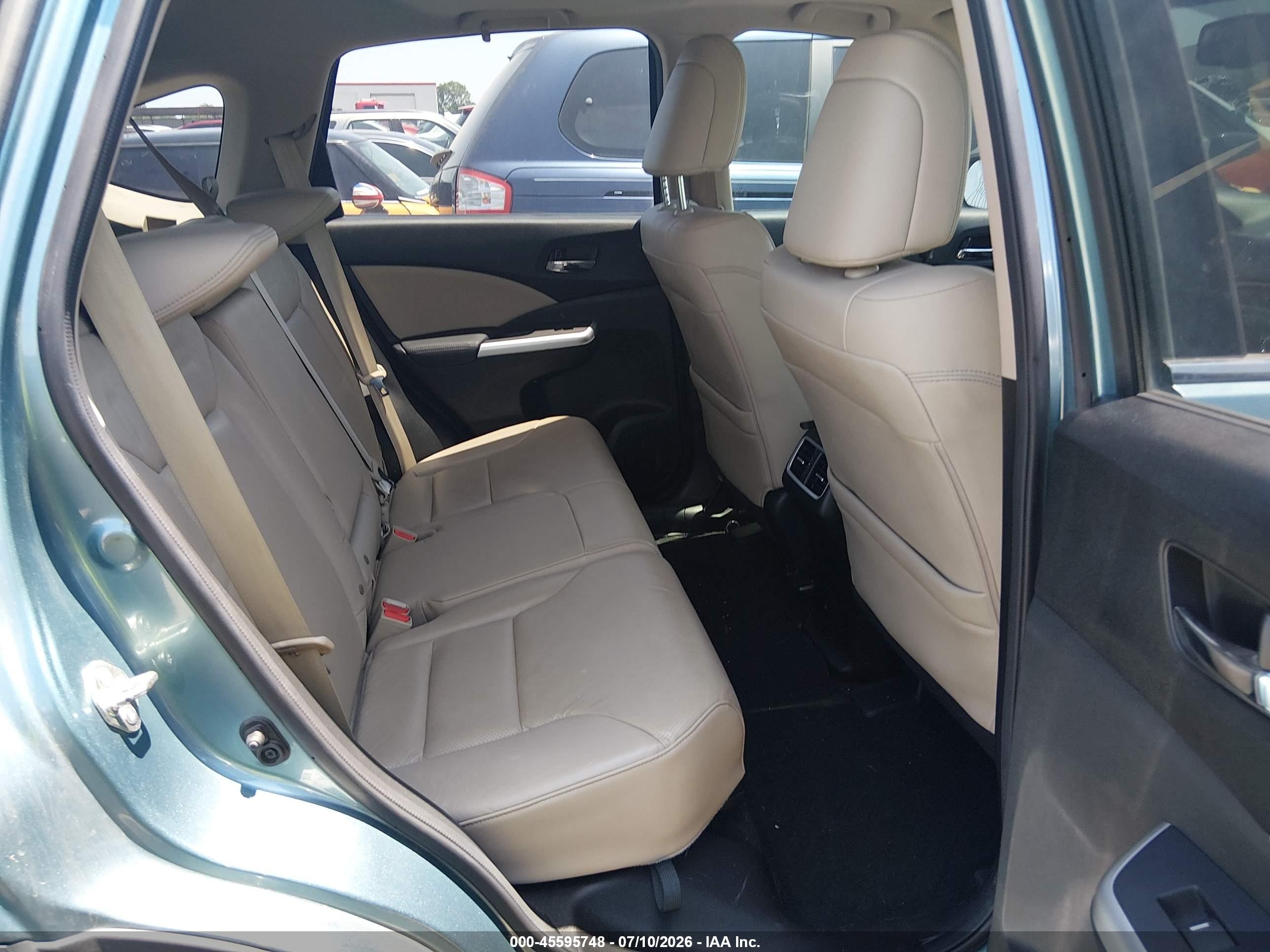 2015 Honda Cr-v Ex-l Blue vin: 2HKRM3H77FH516415